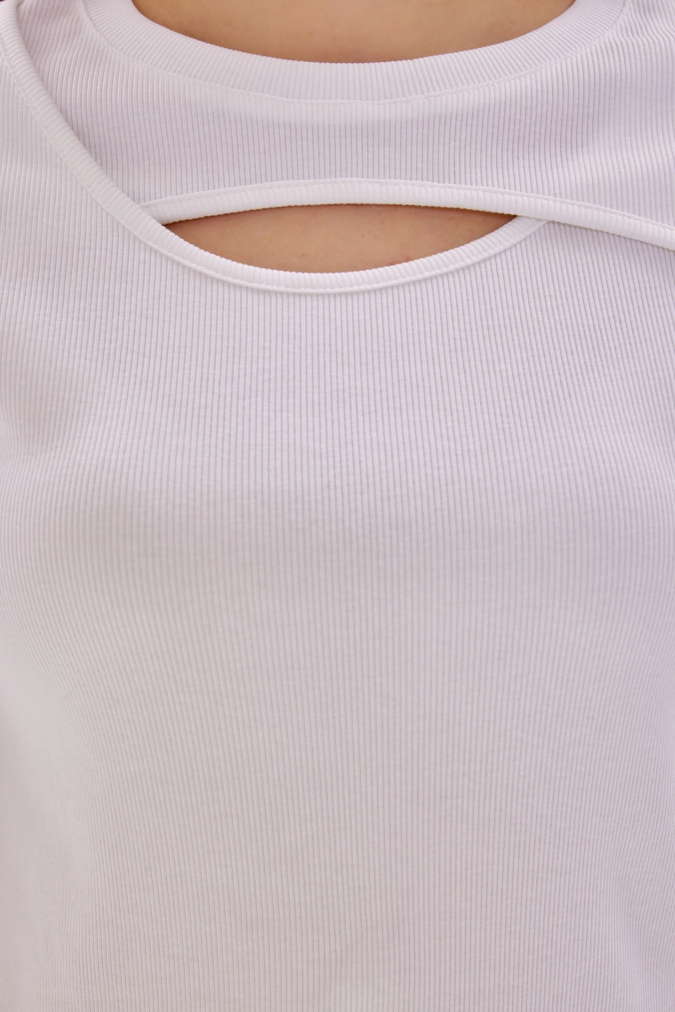 Лонгслив белый для женщин 40214-4 59