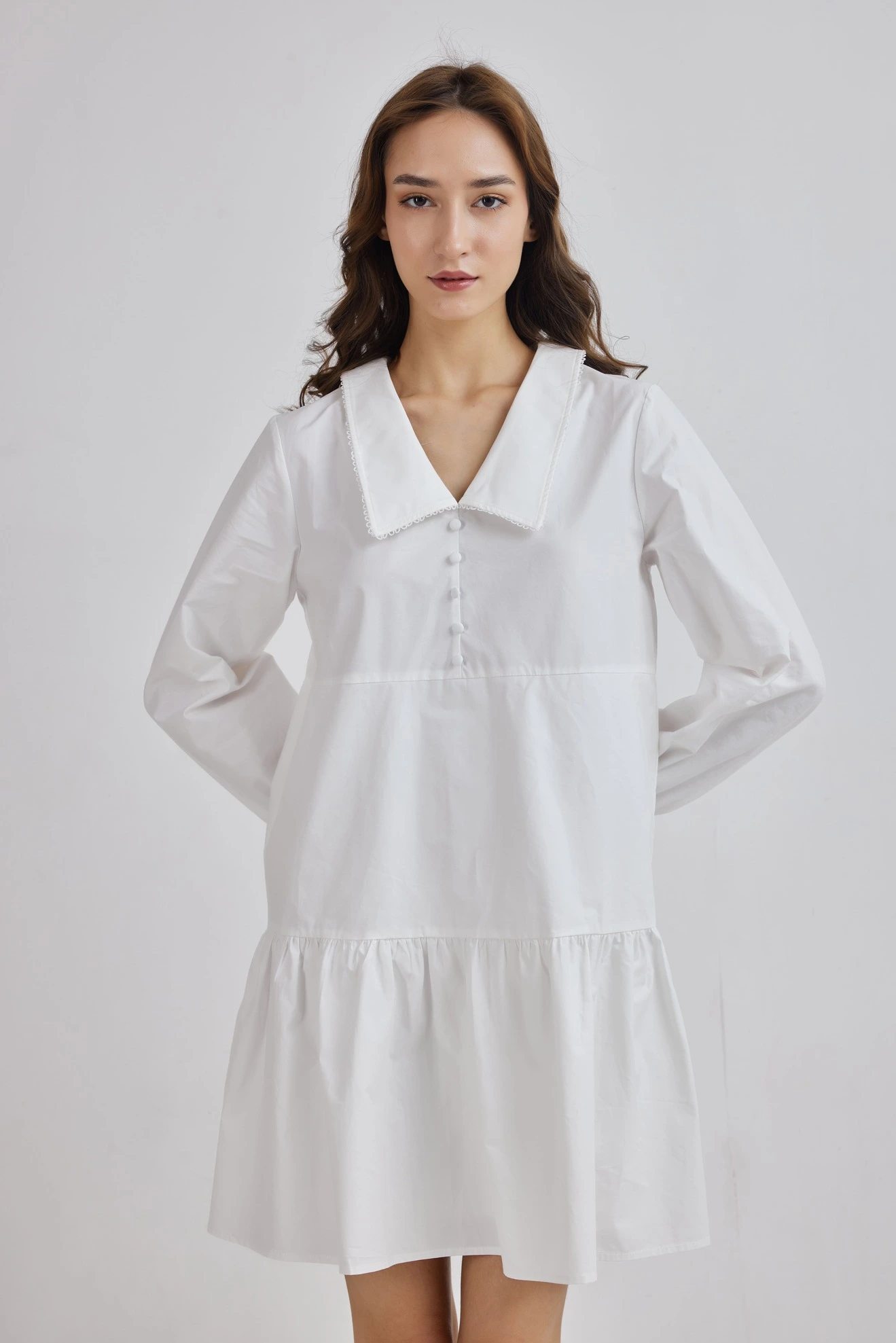 Платье белый для женщин 41150-4 54