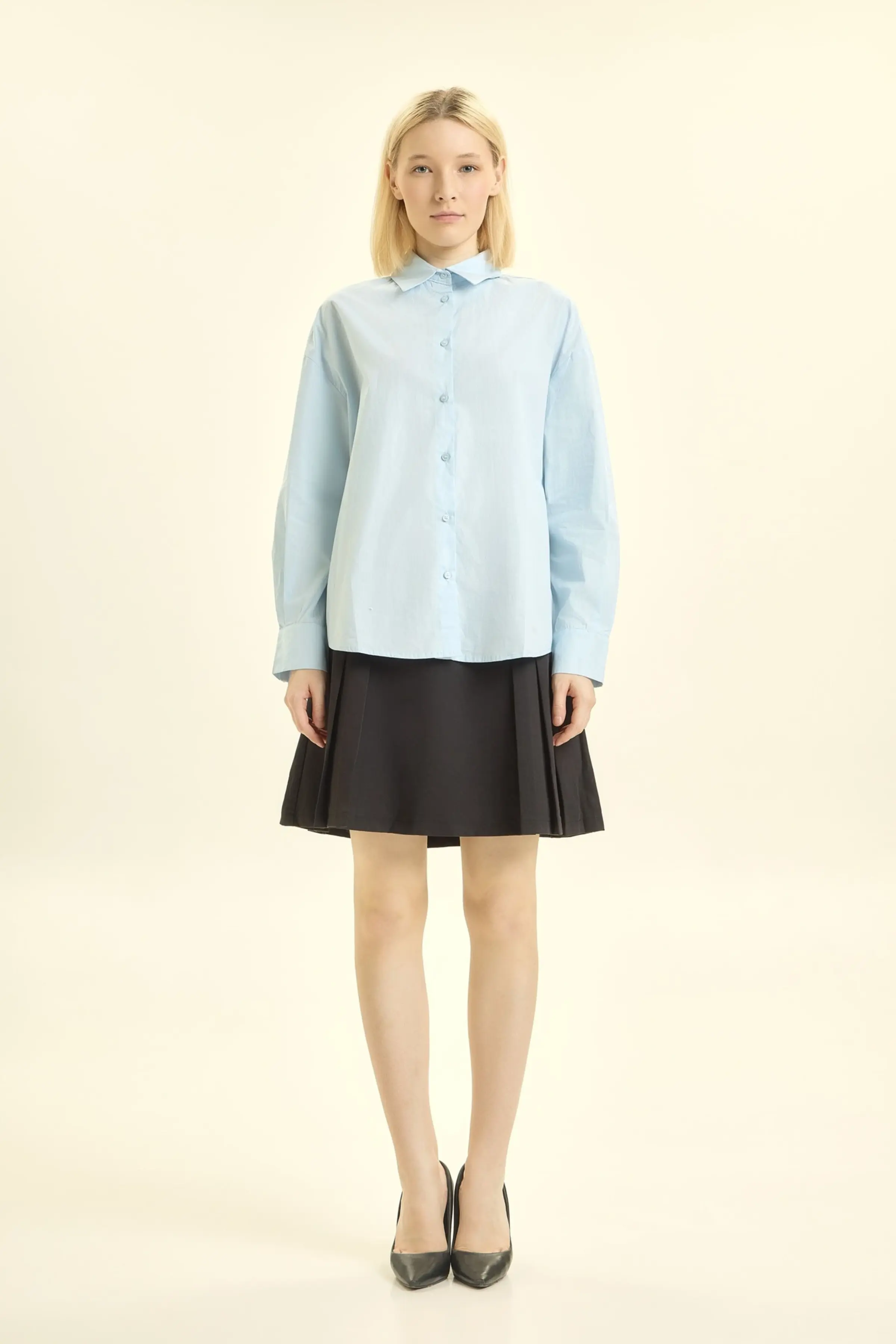 Рубашка голубой для женщин 46248-10 66