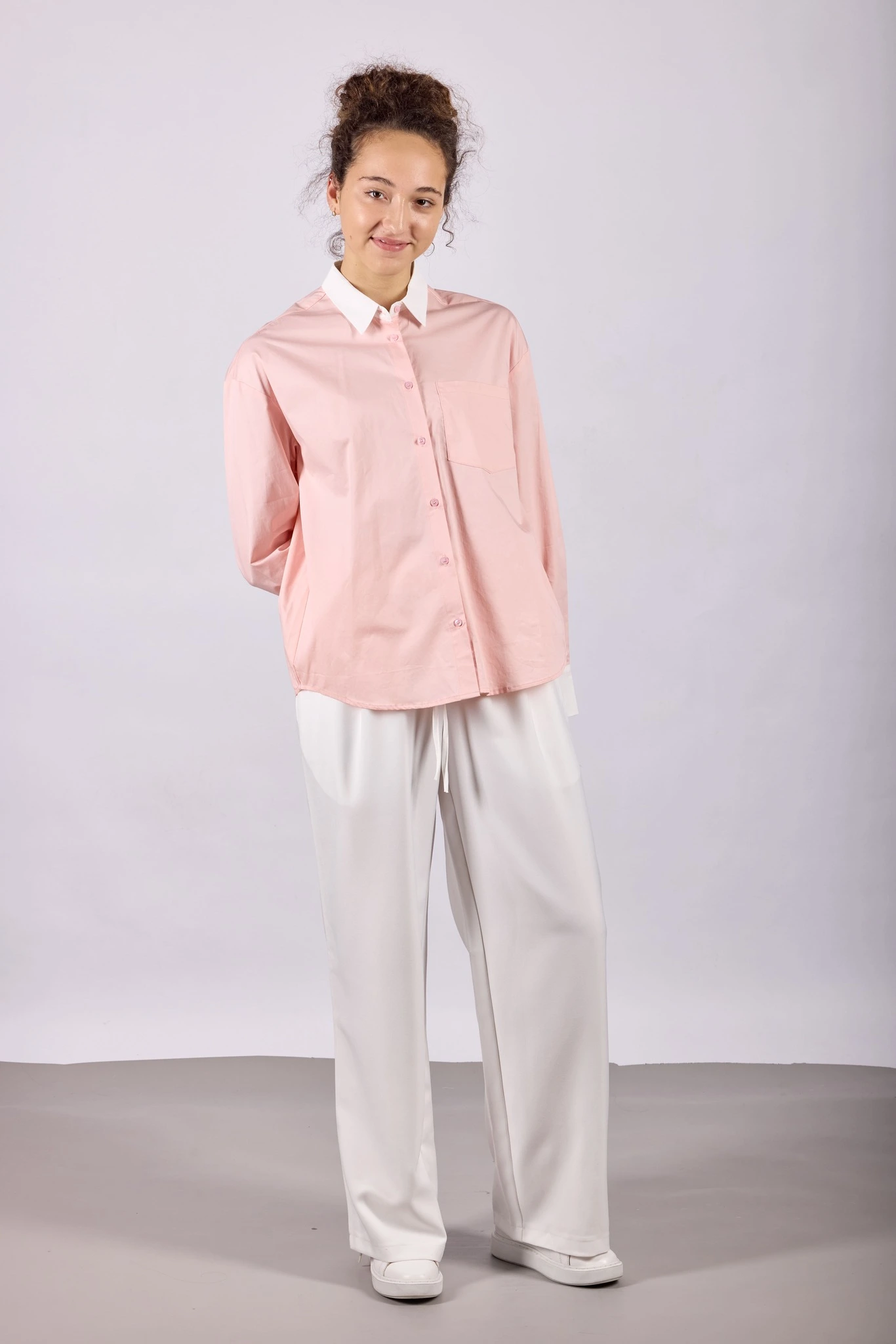 Рубашка розовый для женщин 44136-17 66