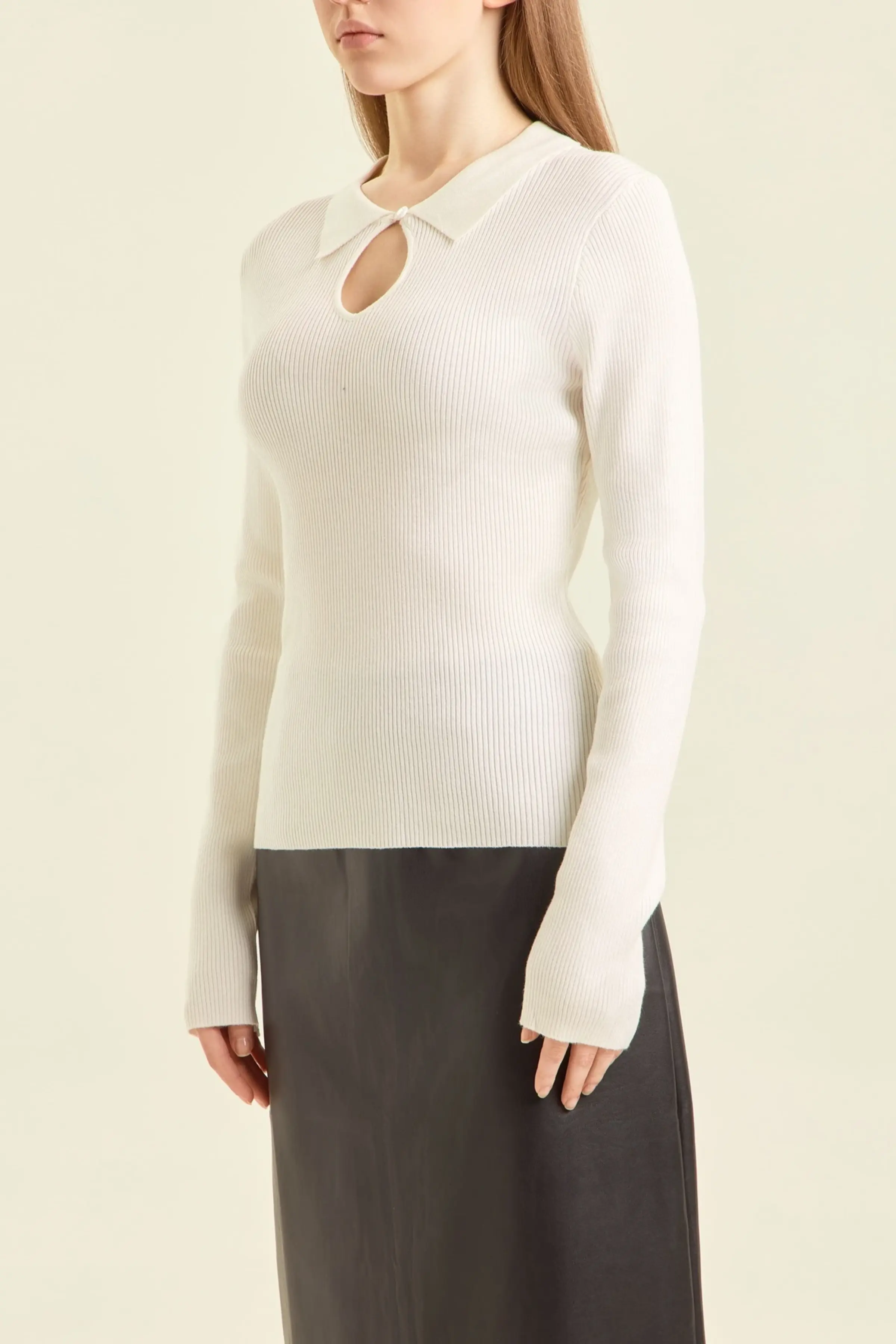 Джемпер белый для женщин 47148-4 60