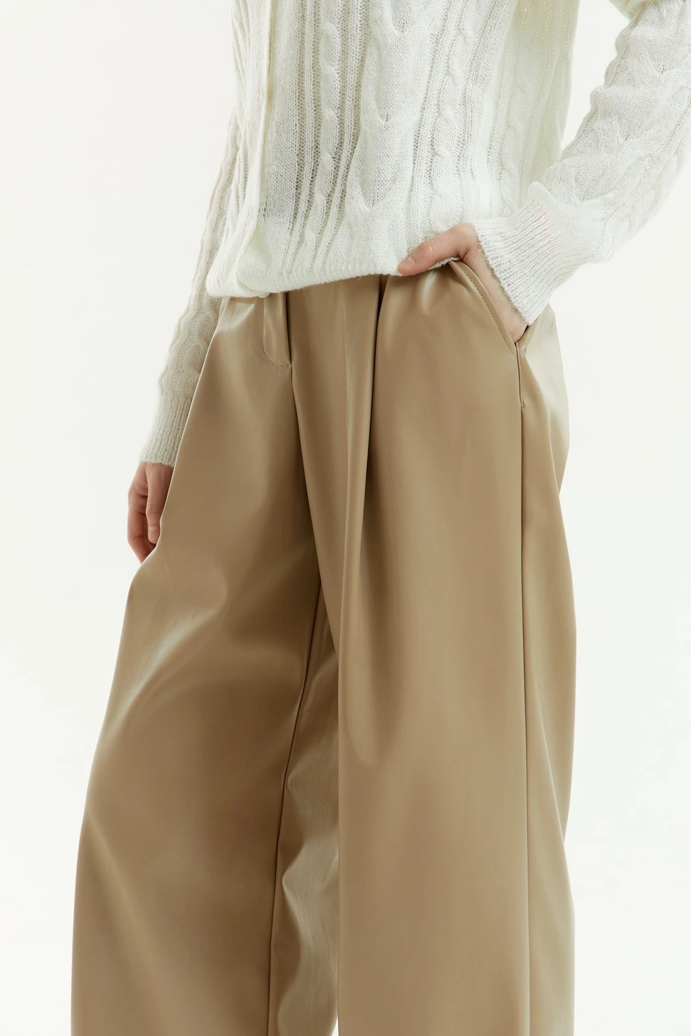 Брюки бежевый для женщин 43110-15 71