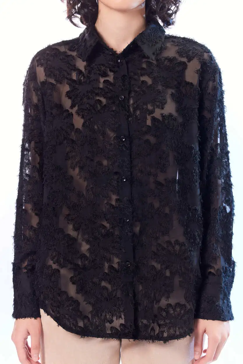 Блузка черный для женщин 44182-1 28