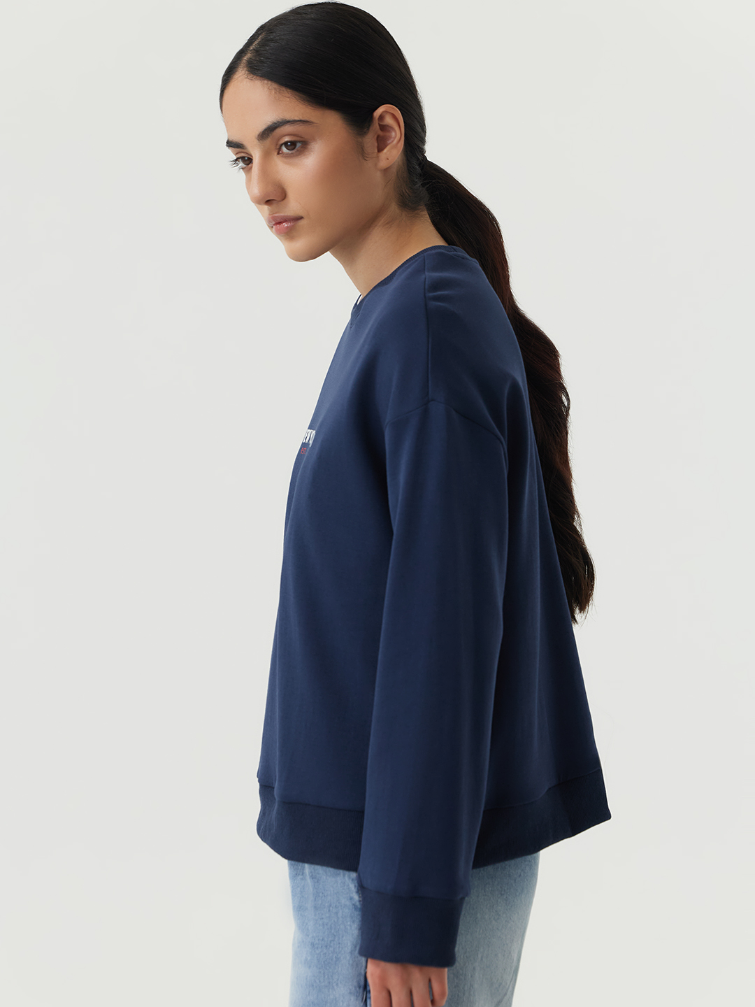 Лонгслив синий для женщин 48197-65 59