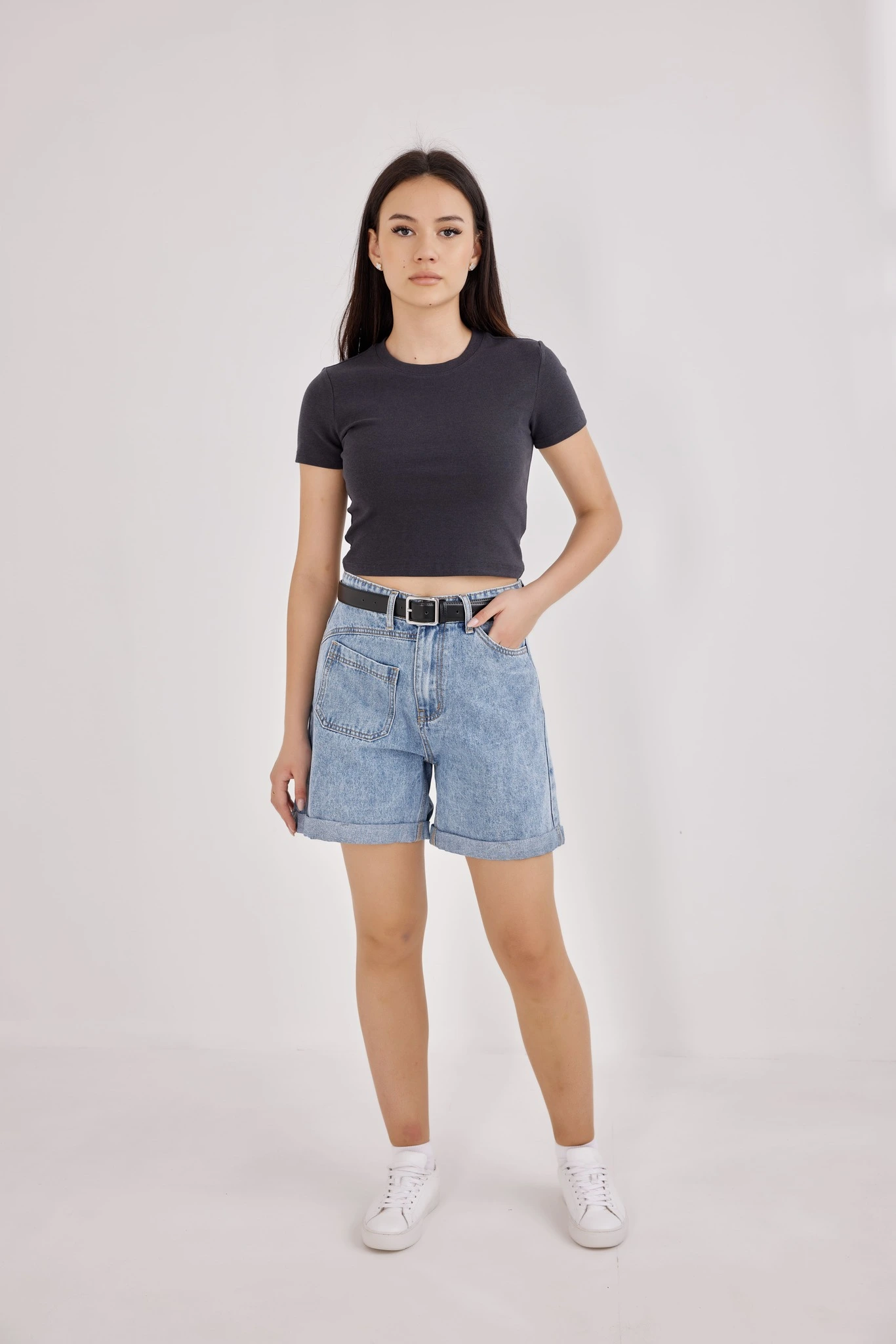 Топ темно-серый для женщин 41271-12 46