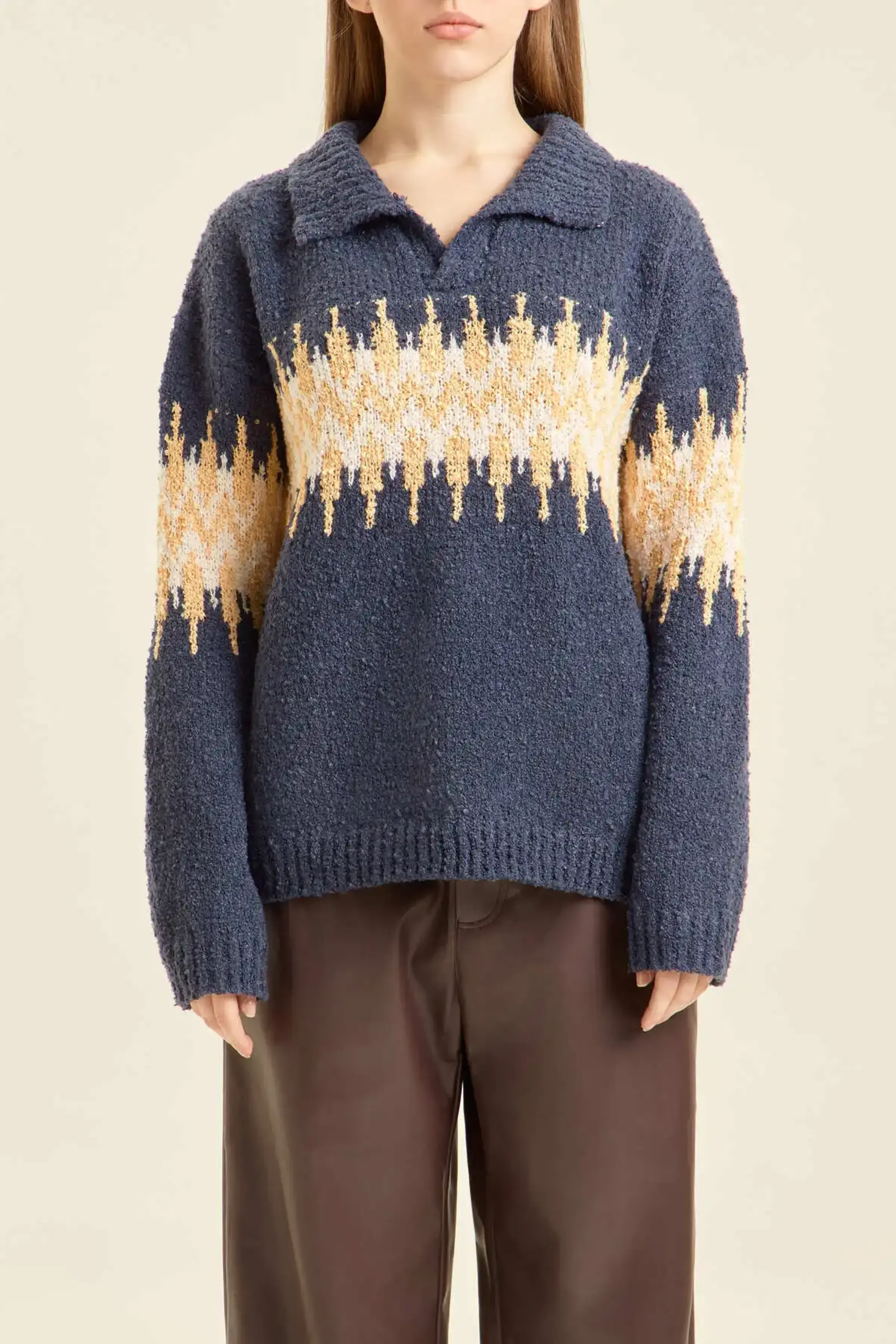 Свитер синий для женщин 47208-65 65