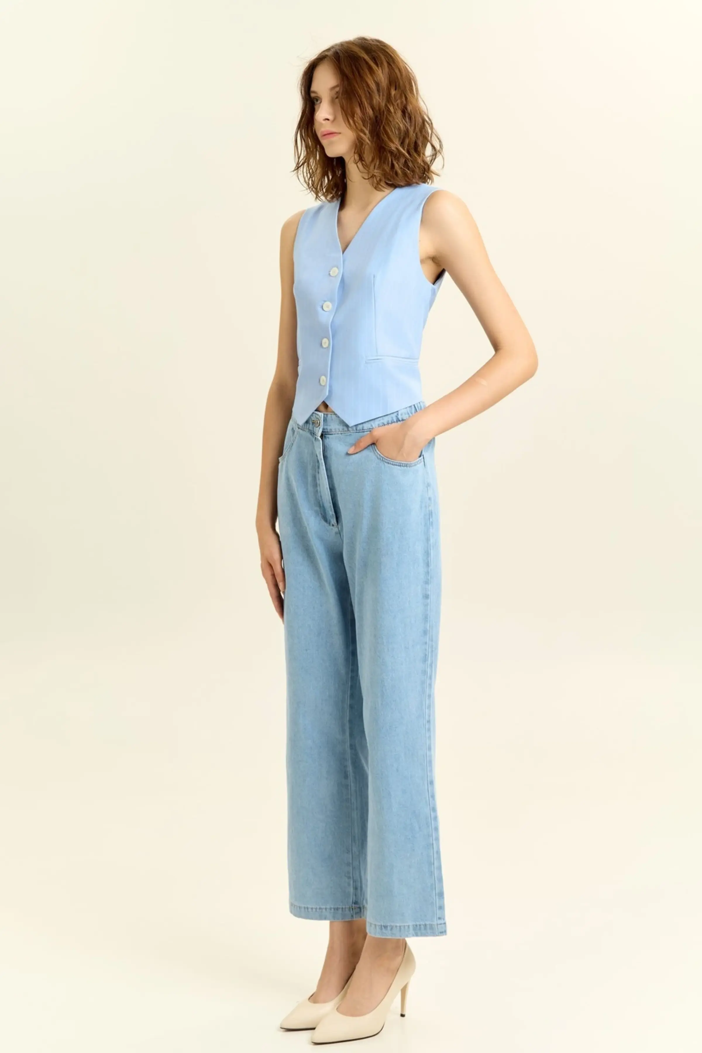 Джинсы светло-голубой для женщин 45292-25 74