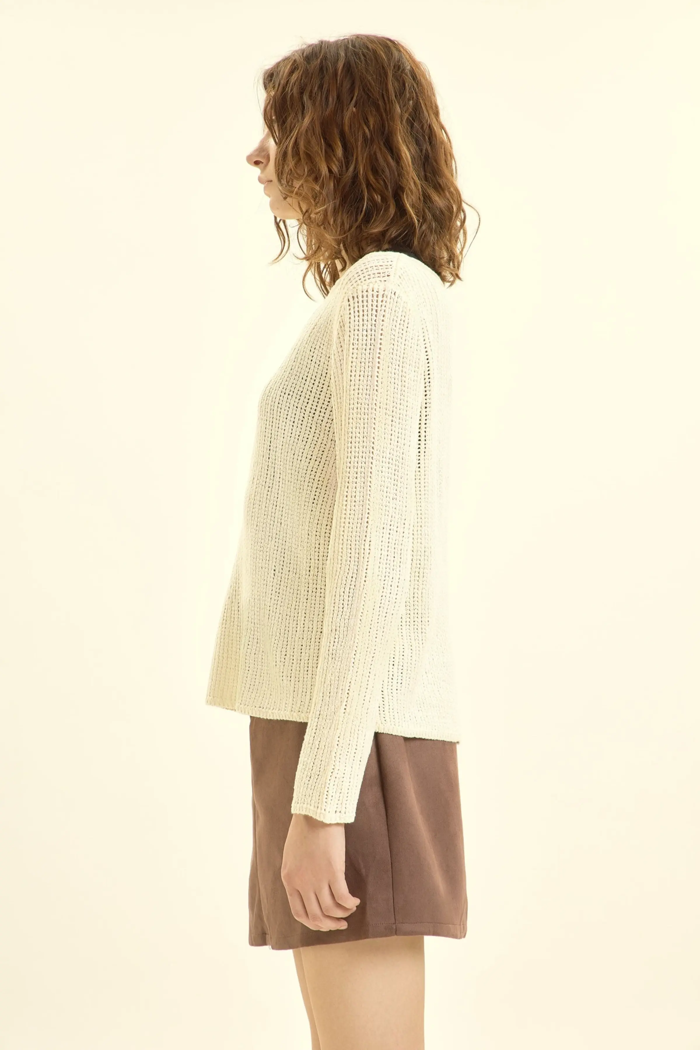 Джемпер бежевый для женщин 46191-15 60