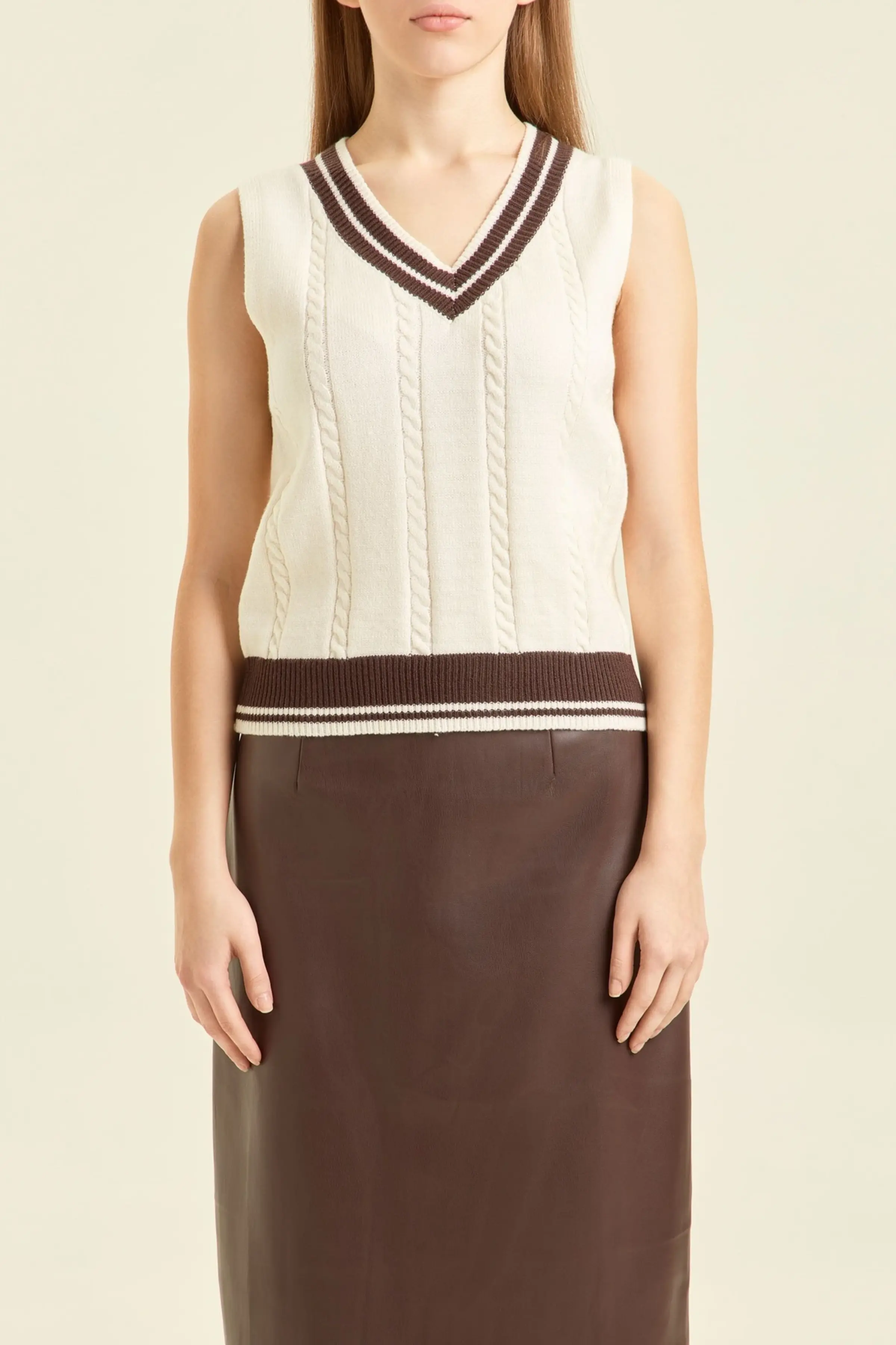 Жилетка белый для женщин 47223-4 68