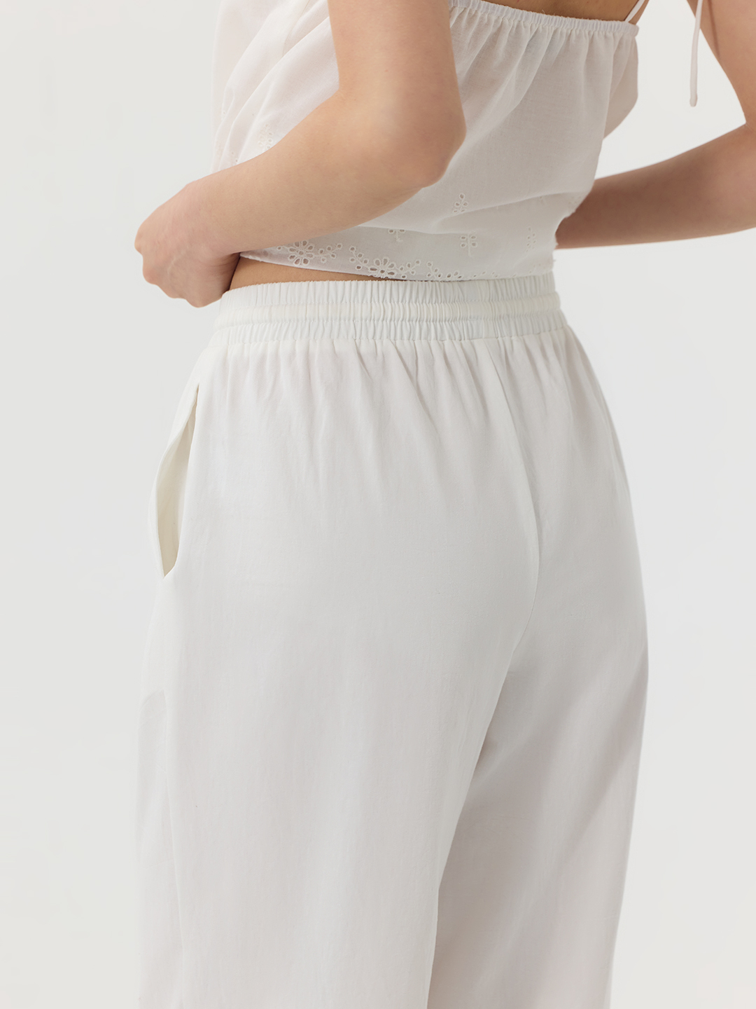 Брюки белый для женщин 49126-4 71