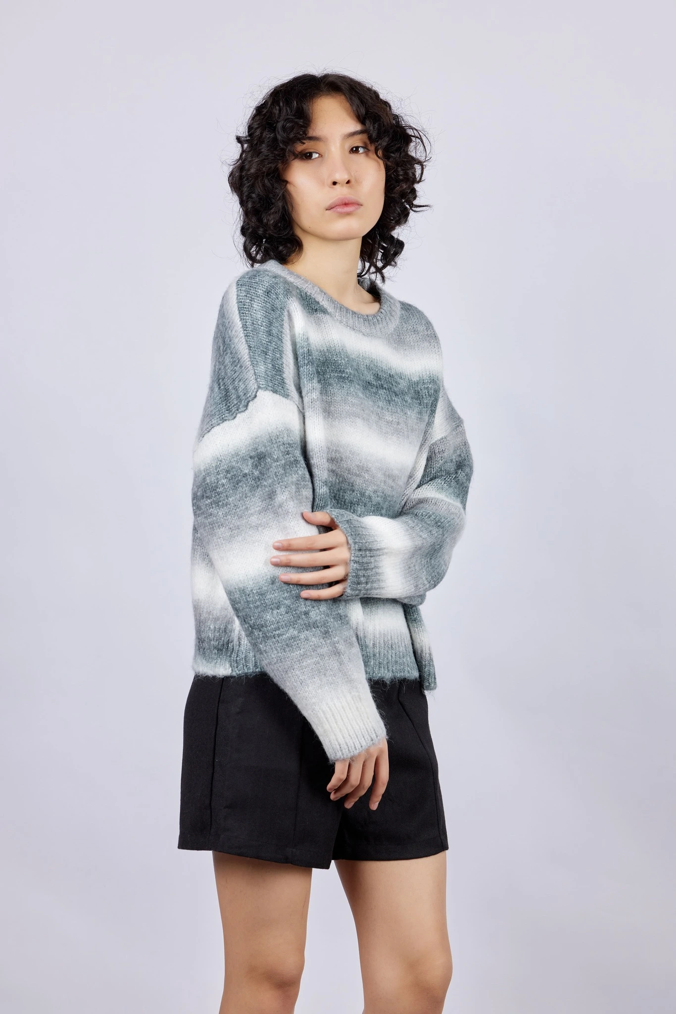 Свитер серый для женщин 43239-61 65