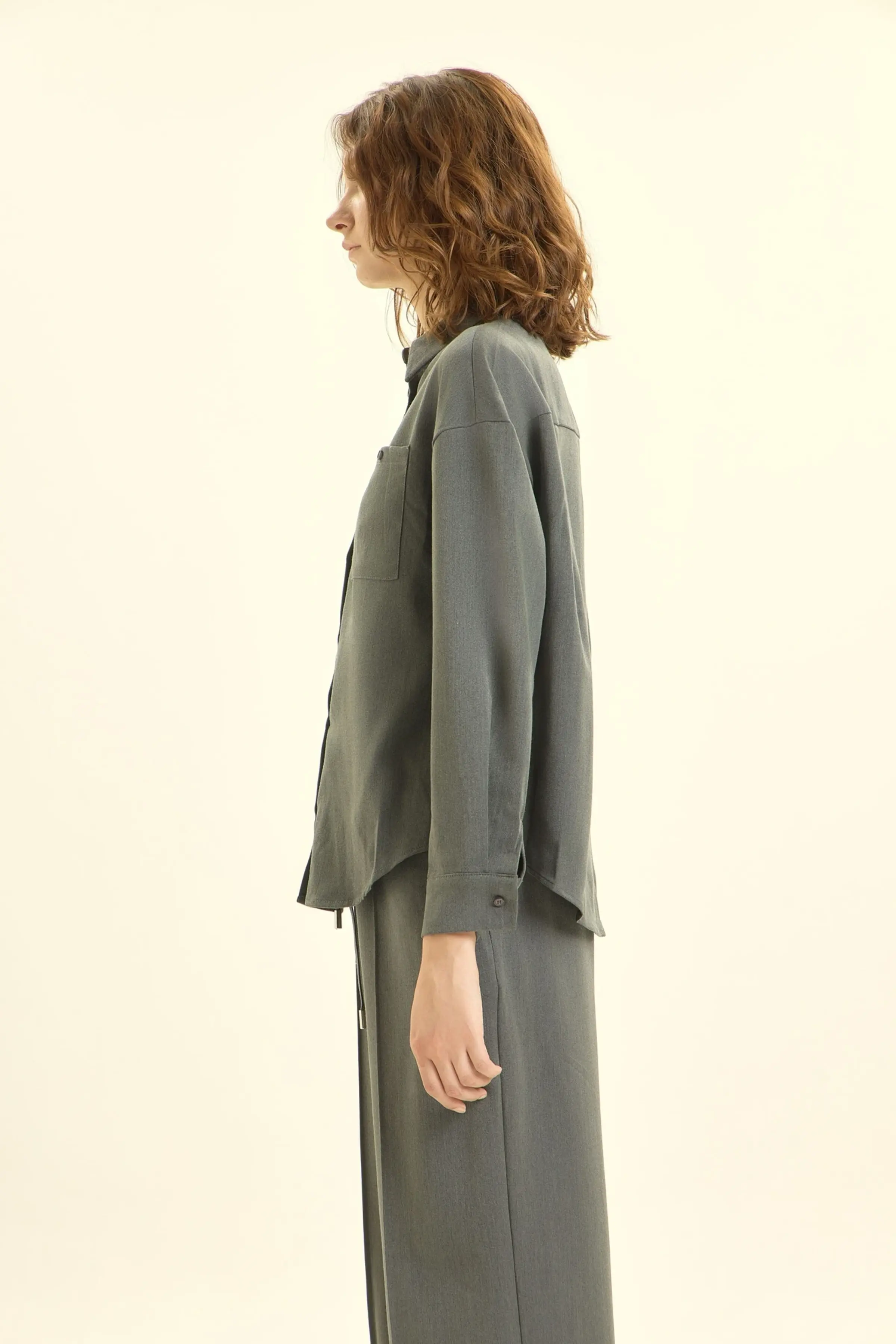 Рубашка серый для женщин 46302-61 66