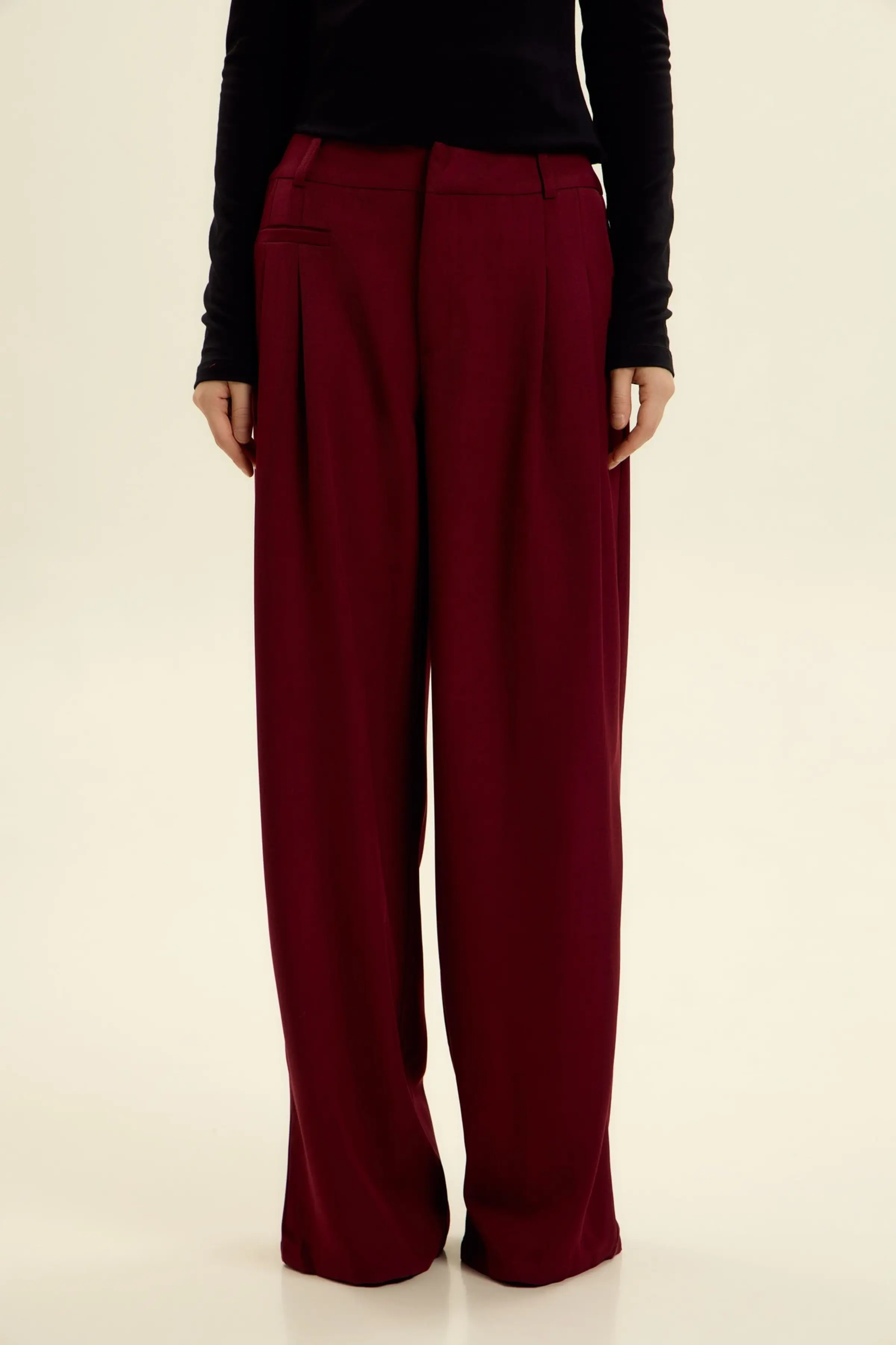 Брюки бордовый для женщин 46221-67 71