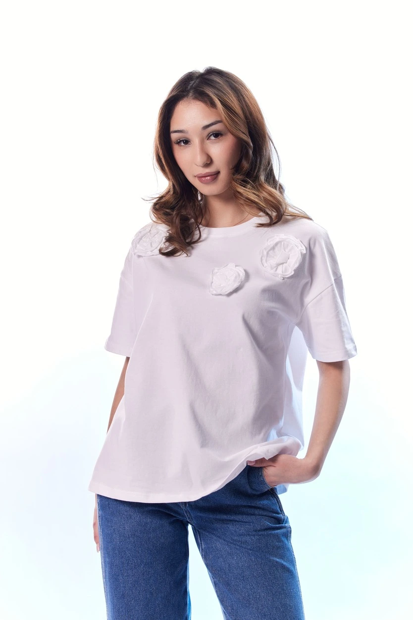 Футболка белый для женщин 44177-4 67