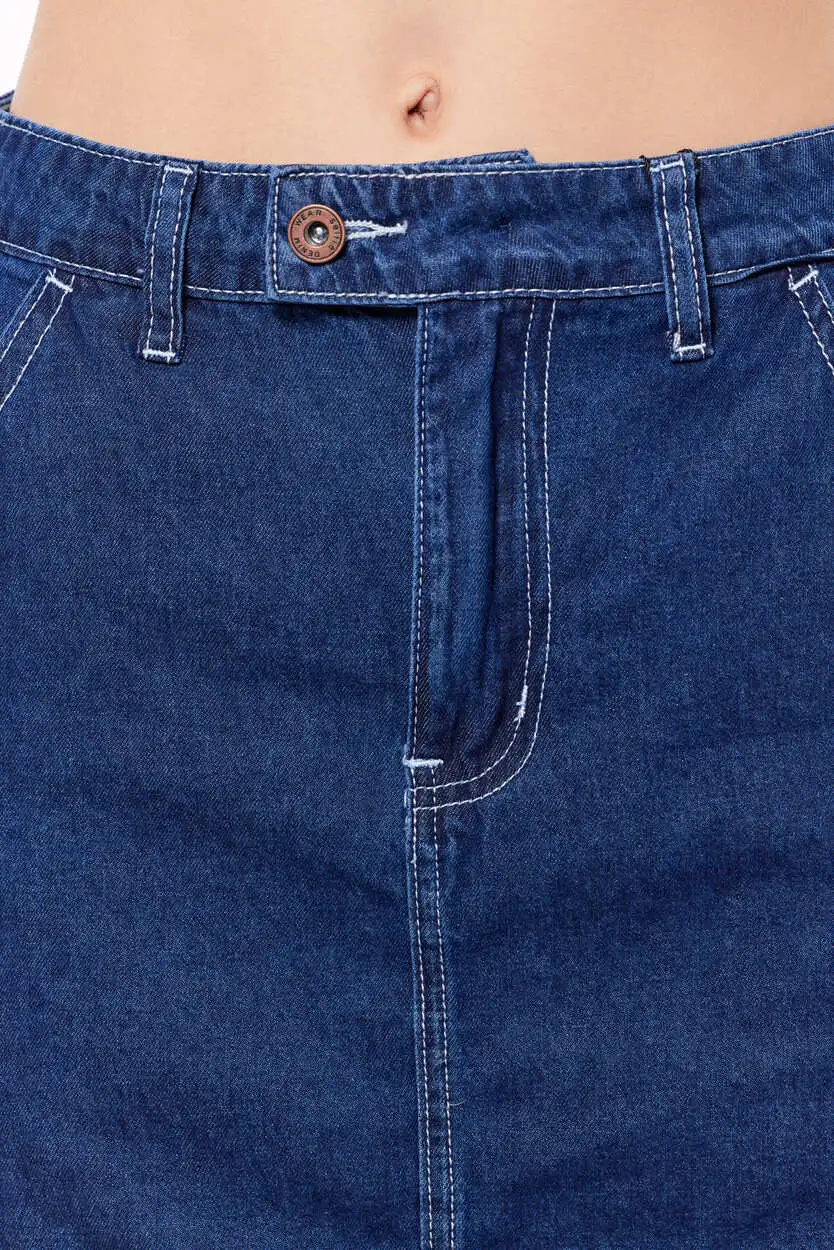 Юбка синий для женщин 44225-65 52