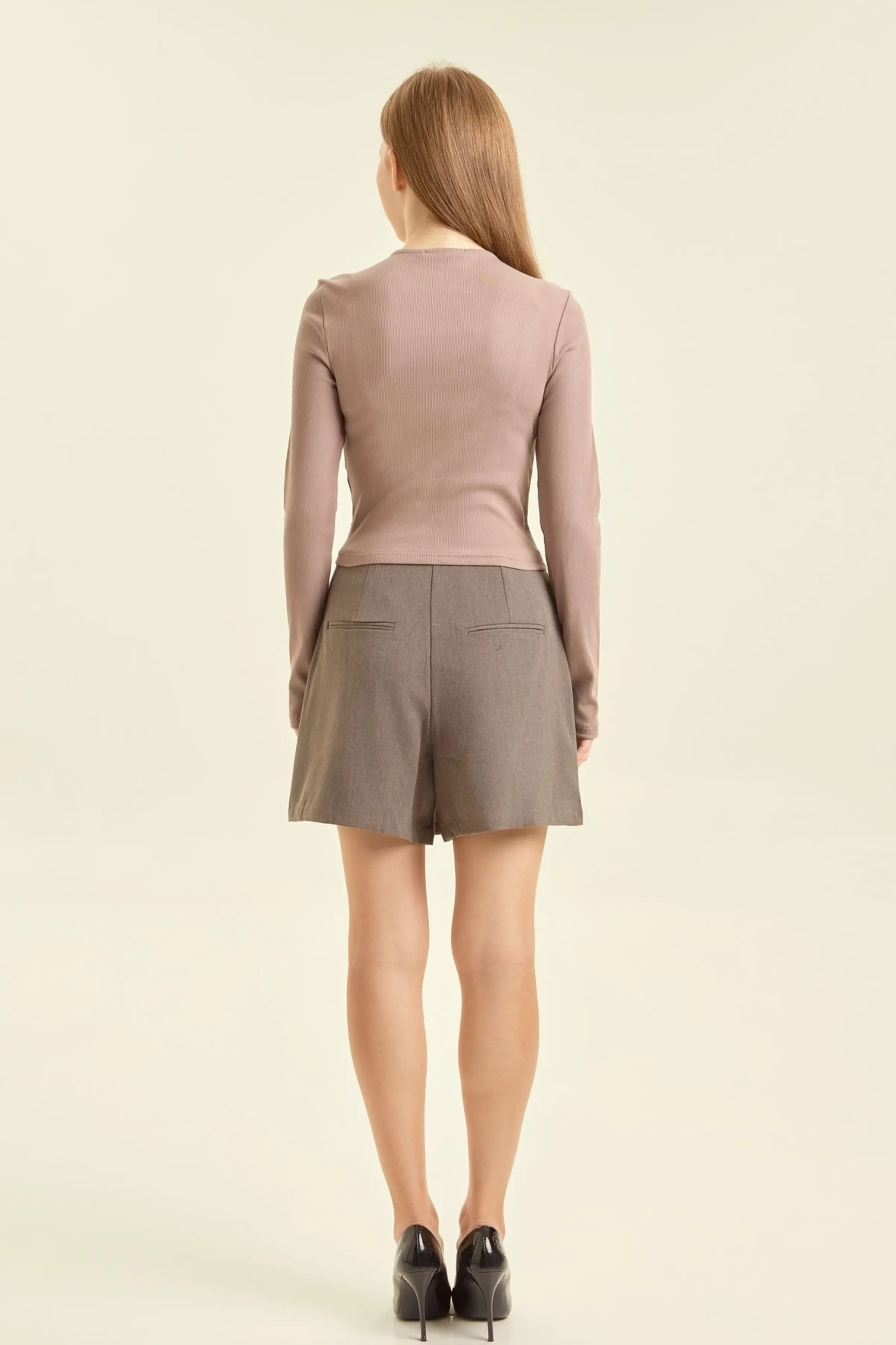 Лонгслив бежевый для женщин 47152-15 59