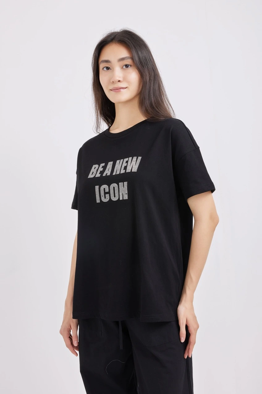 Футболка черный для женщин 41278-1 67