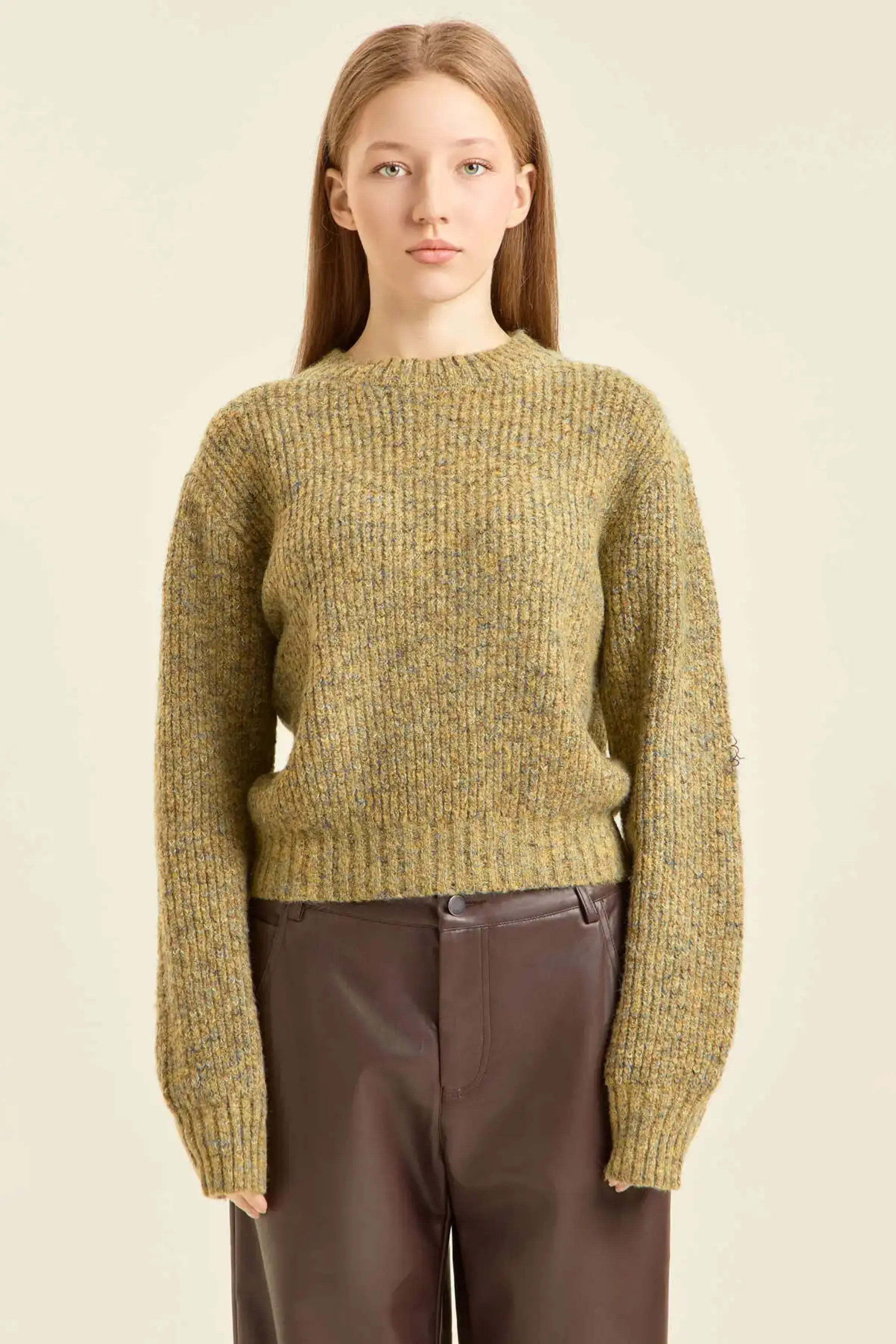 Свитер зеленый для женщин 47295-34 65