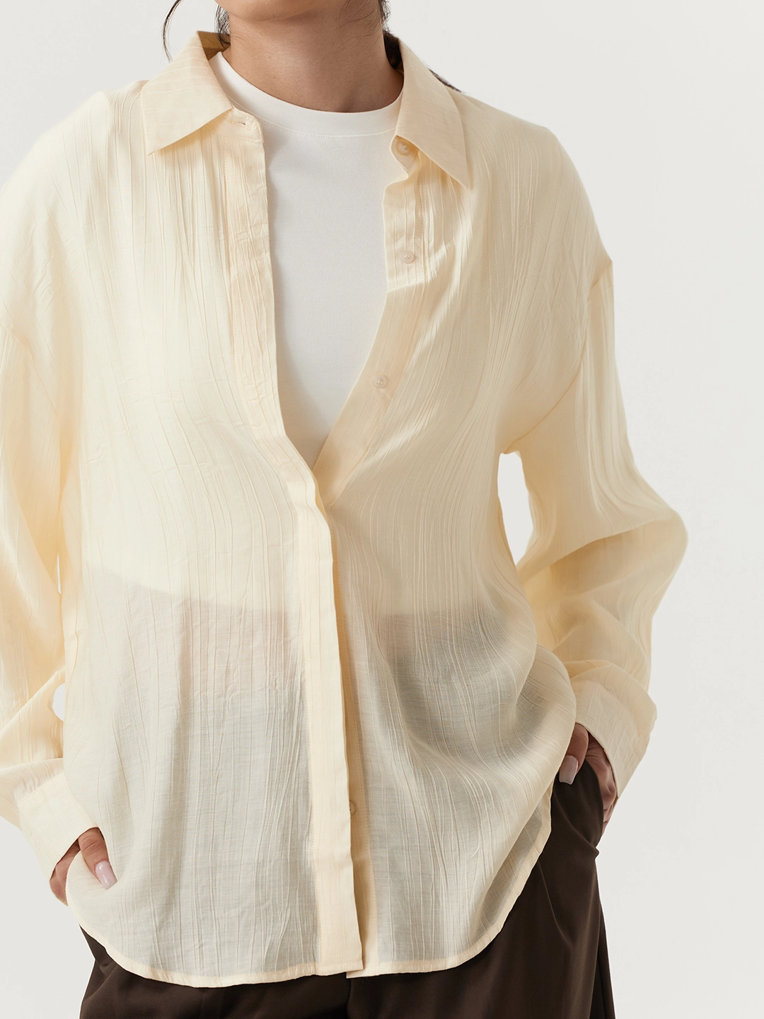 Рубашка желтый для женщин 48223-5 66