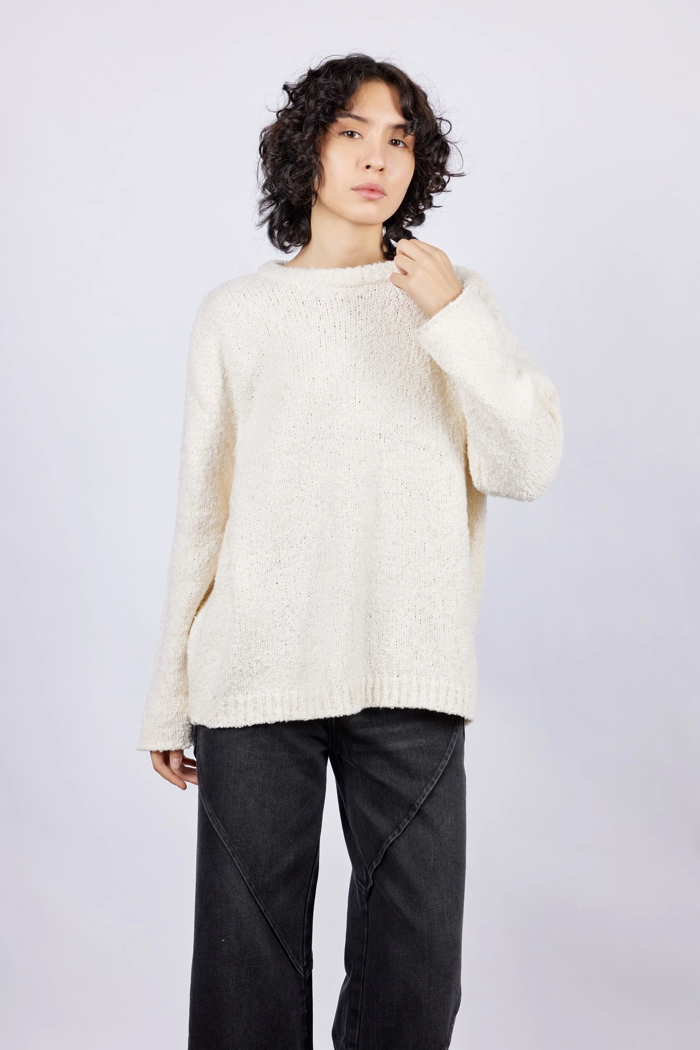 Свитер белый для женщин 43212-4 65