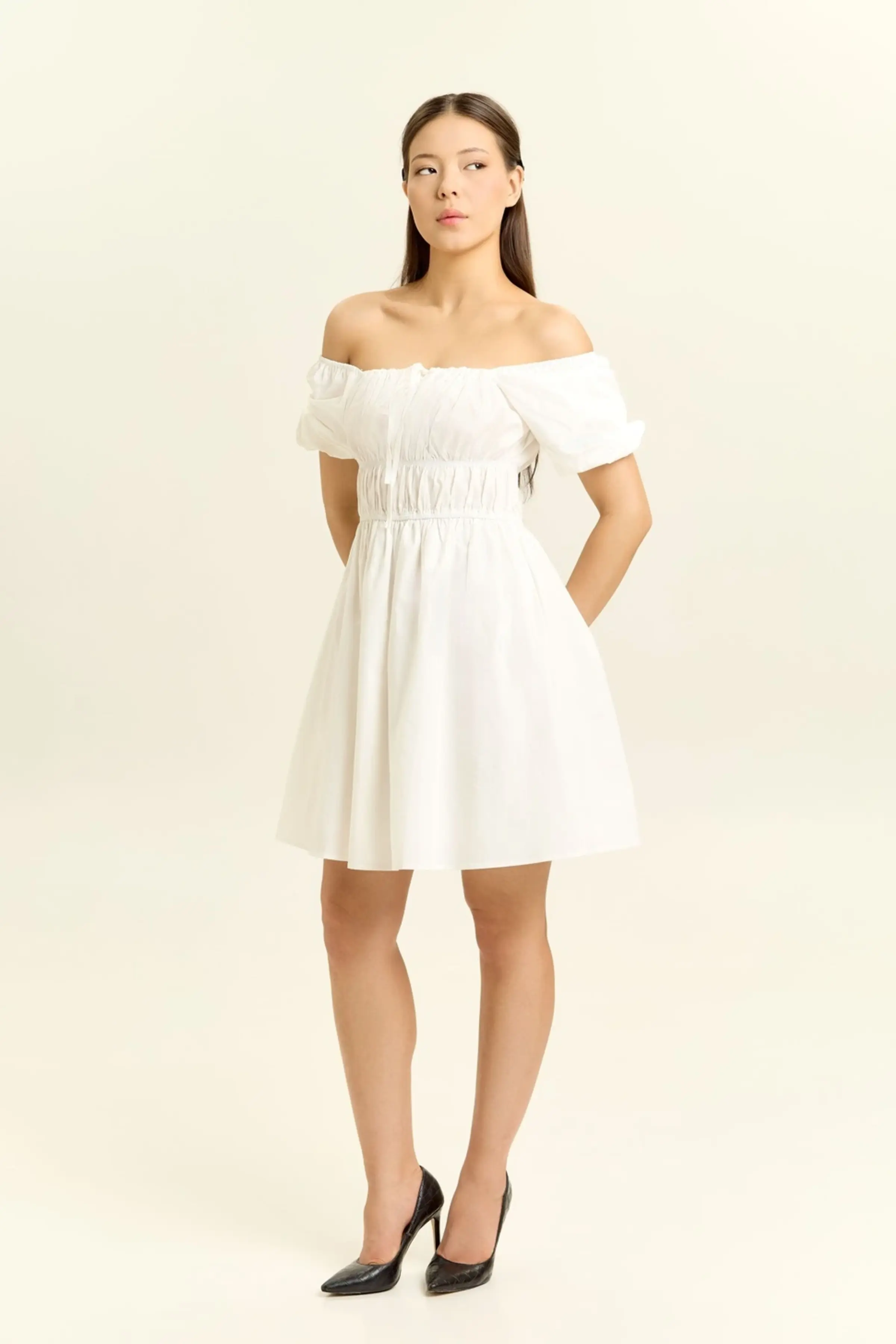 Платье белый для женщин 45101-4 54