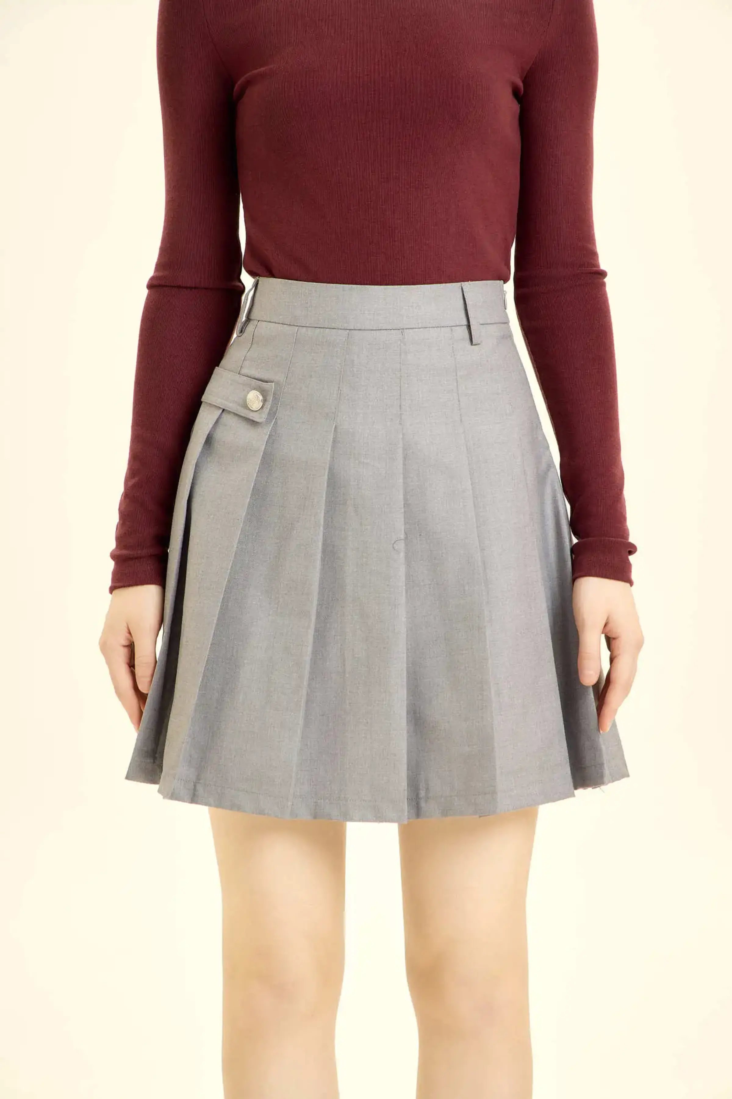 Юбка серый для женщин 46138-61 52