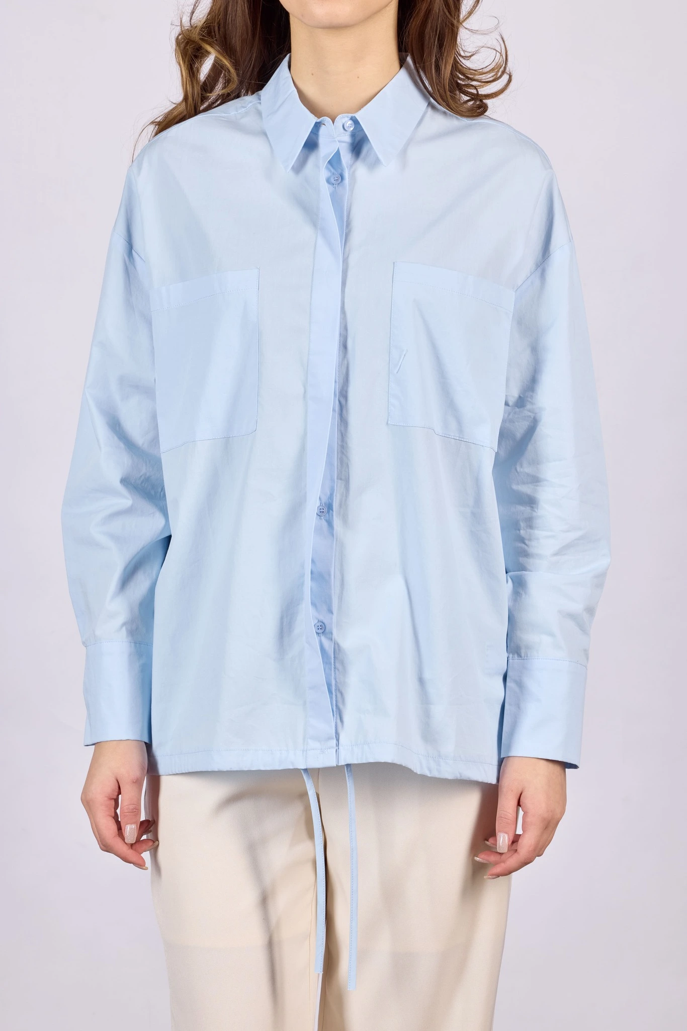 Рубашка голубой для женщин 44115-10 66