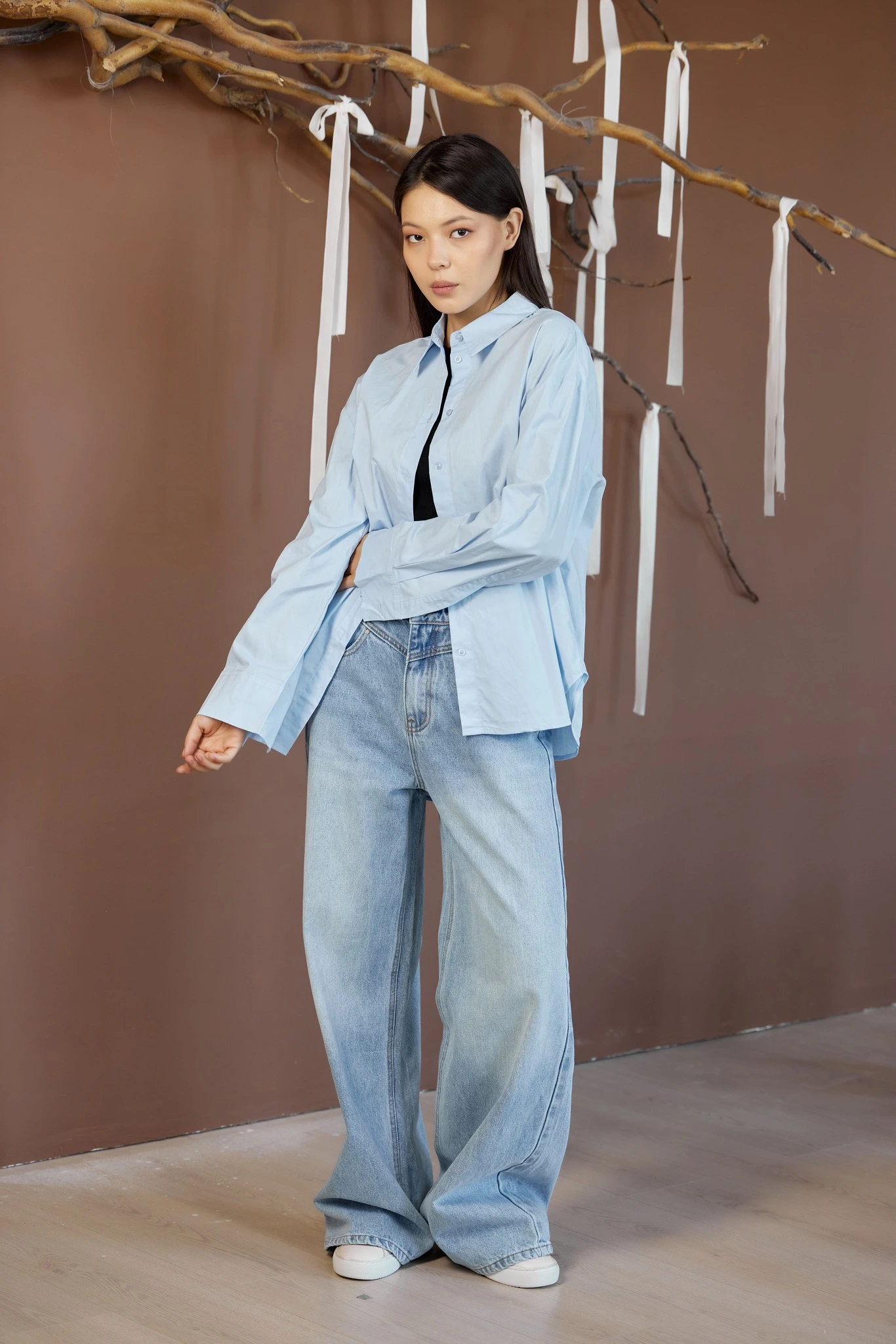 Рубашка синий для женщин 42184-65 66