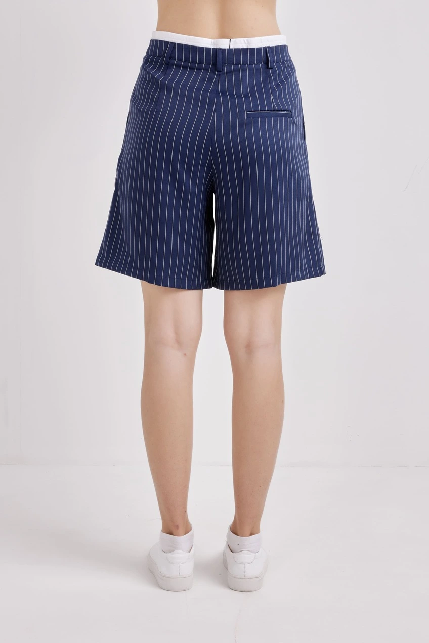 Шорты синий в полоску для женщин 41235-158 57