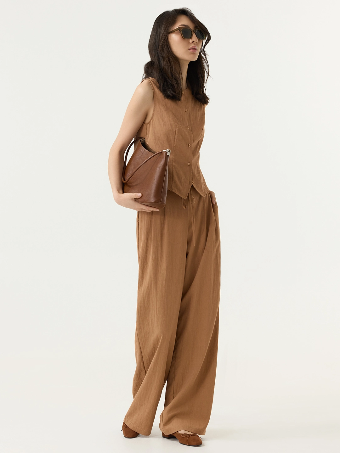 Брюки коричневый для женщин 48212-13 71