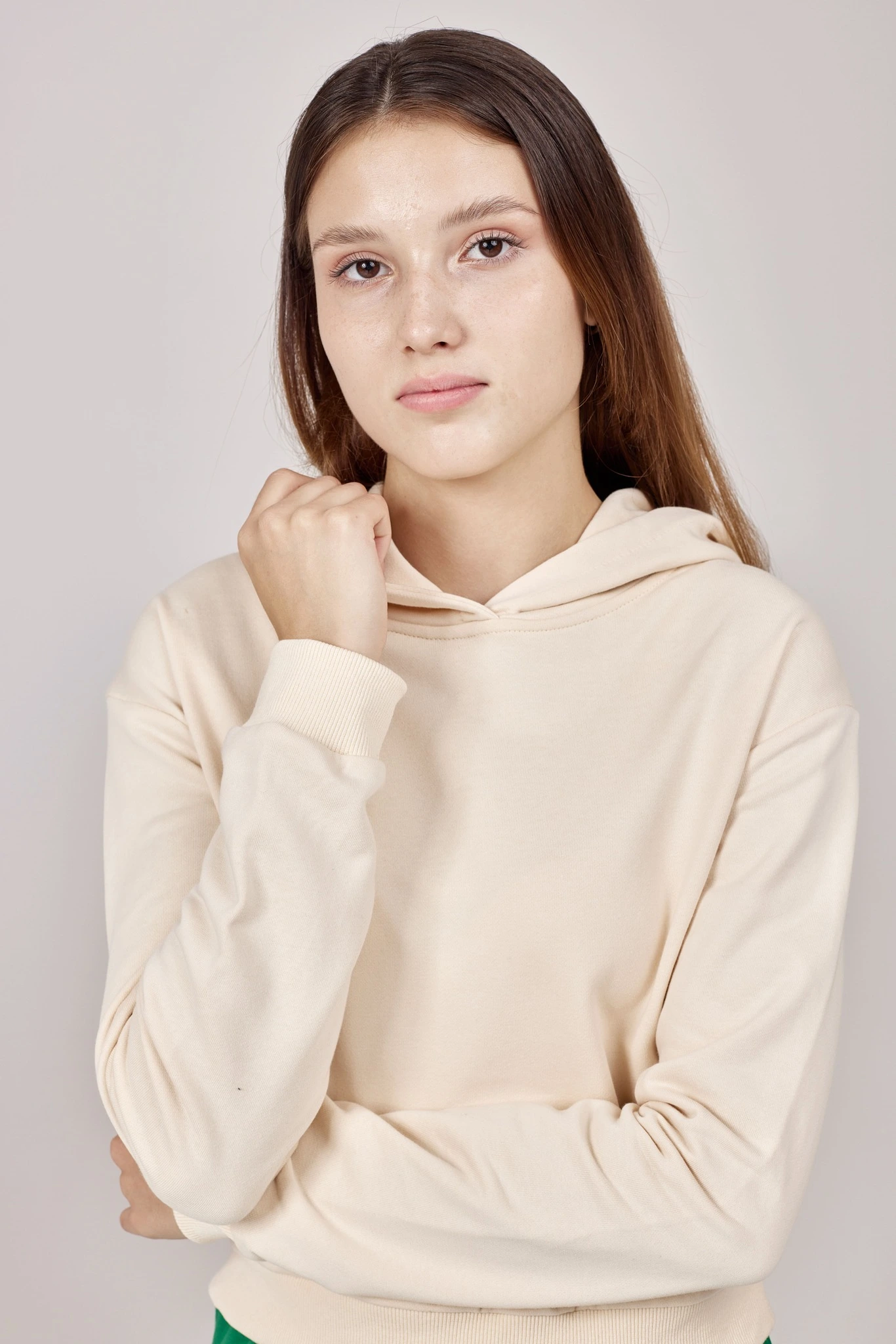 Худи бежевый для женщин 152/200/32107-15 62