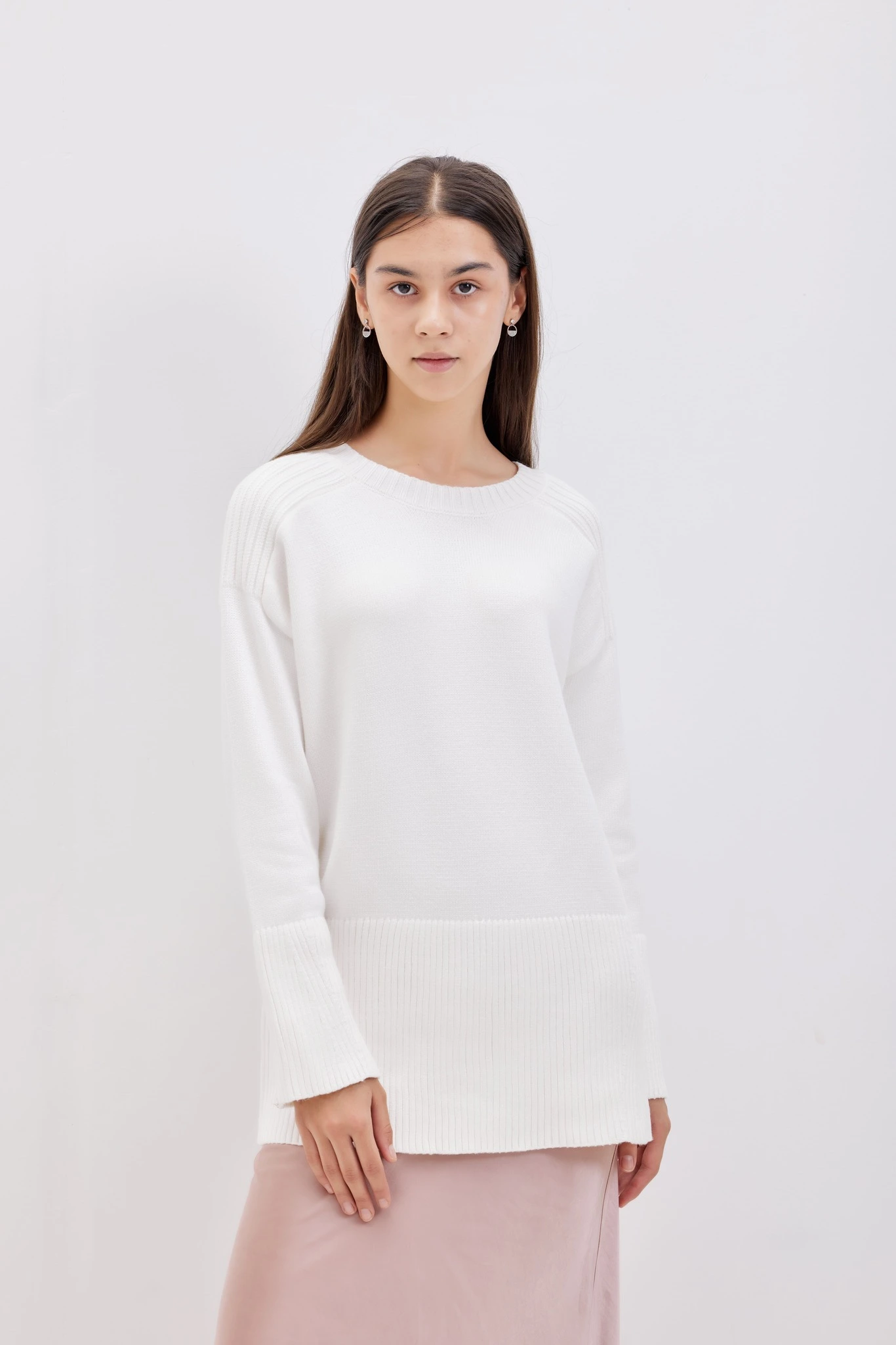 Джемпер белый для женщин 42202-4 60