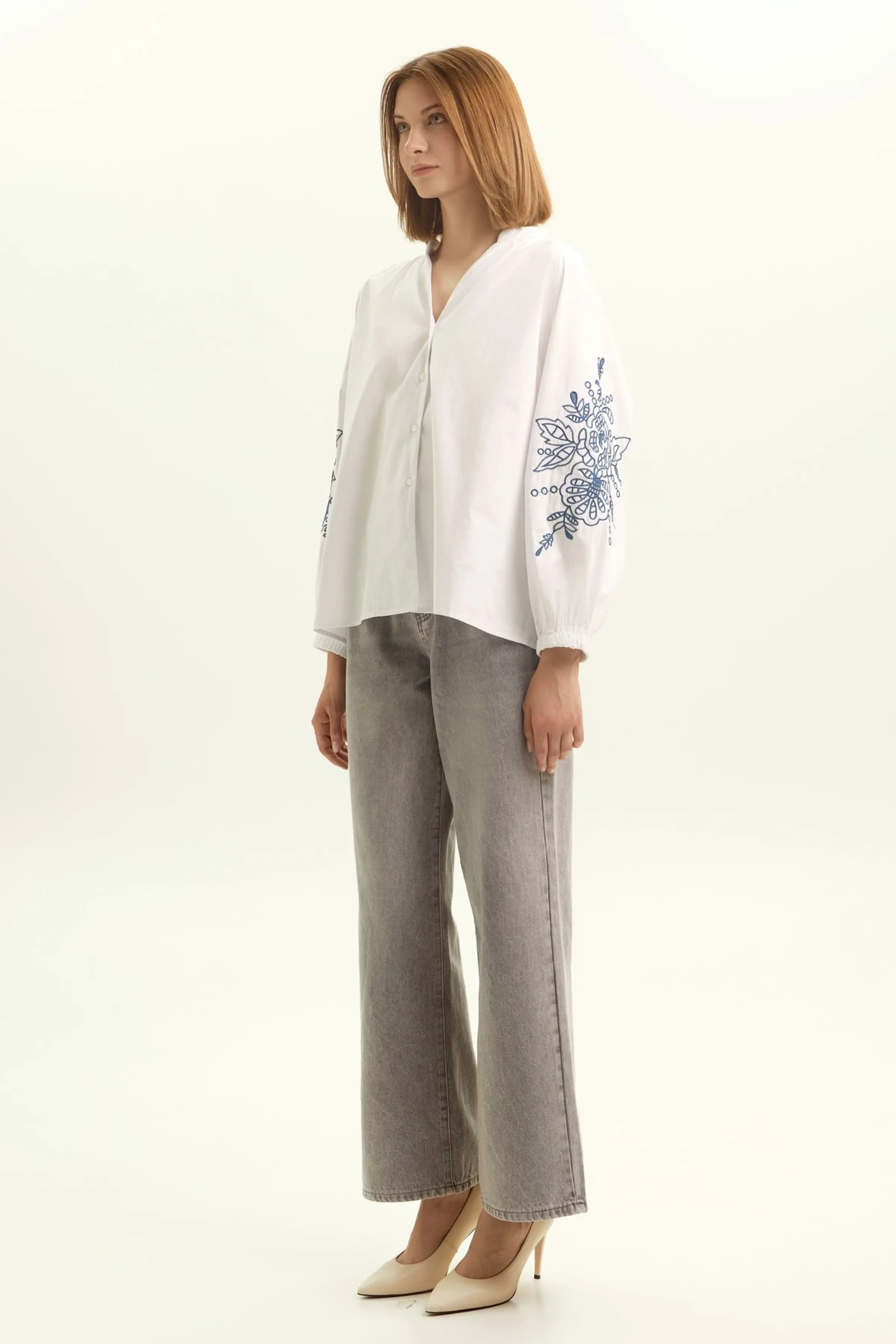 Блузка белый для женщин 45166-4 28