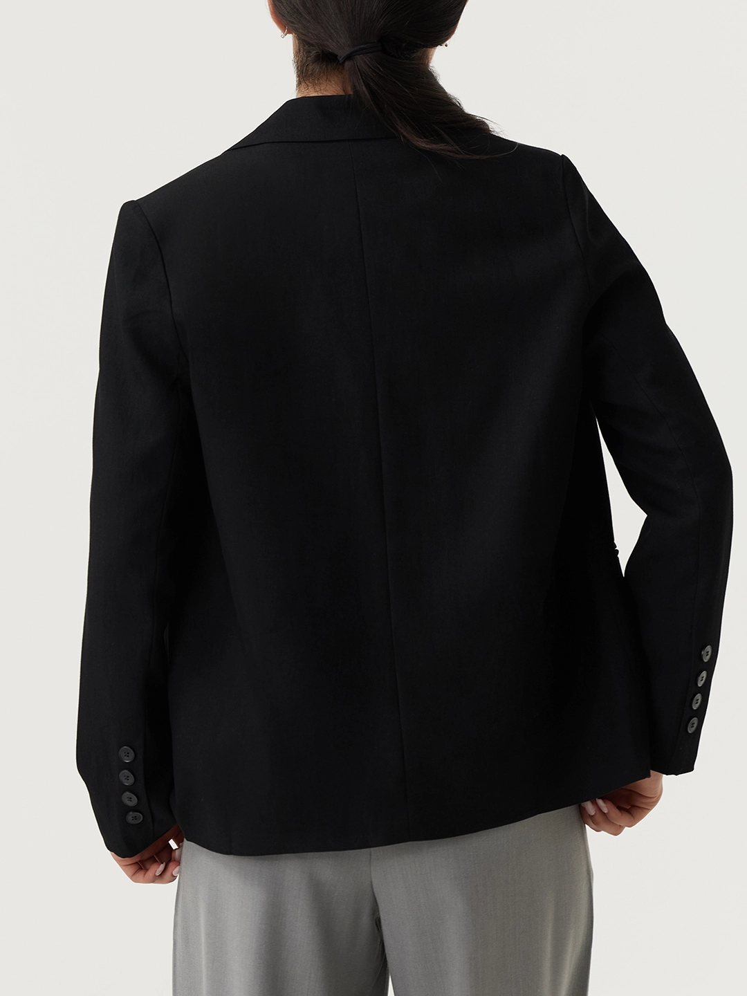 Жакет черный для женщин 48236-1 64