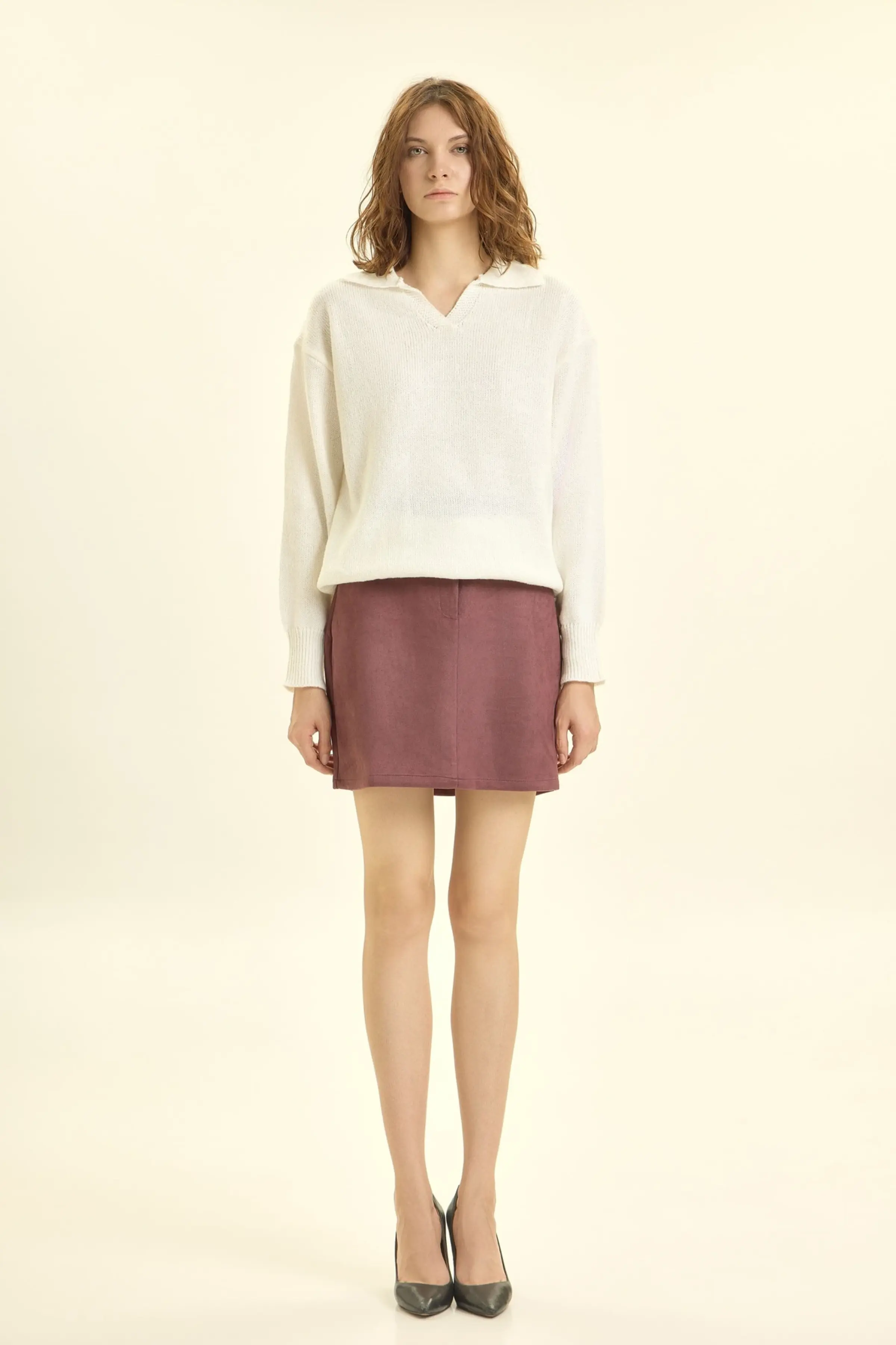 Джемпер белый для женщин 46194-4 60