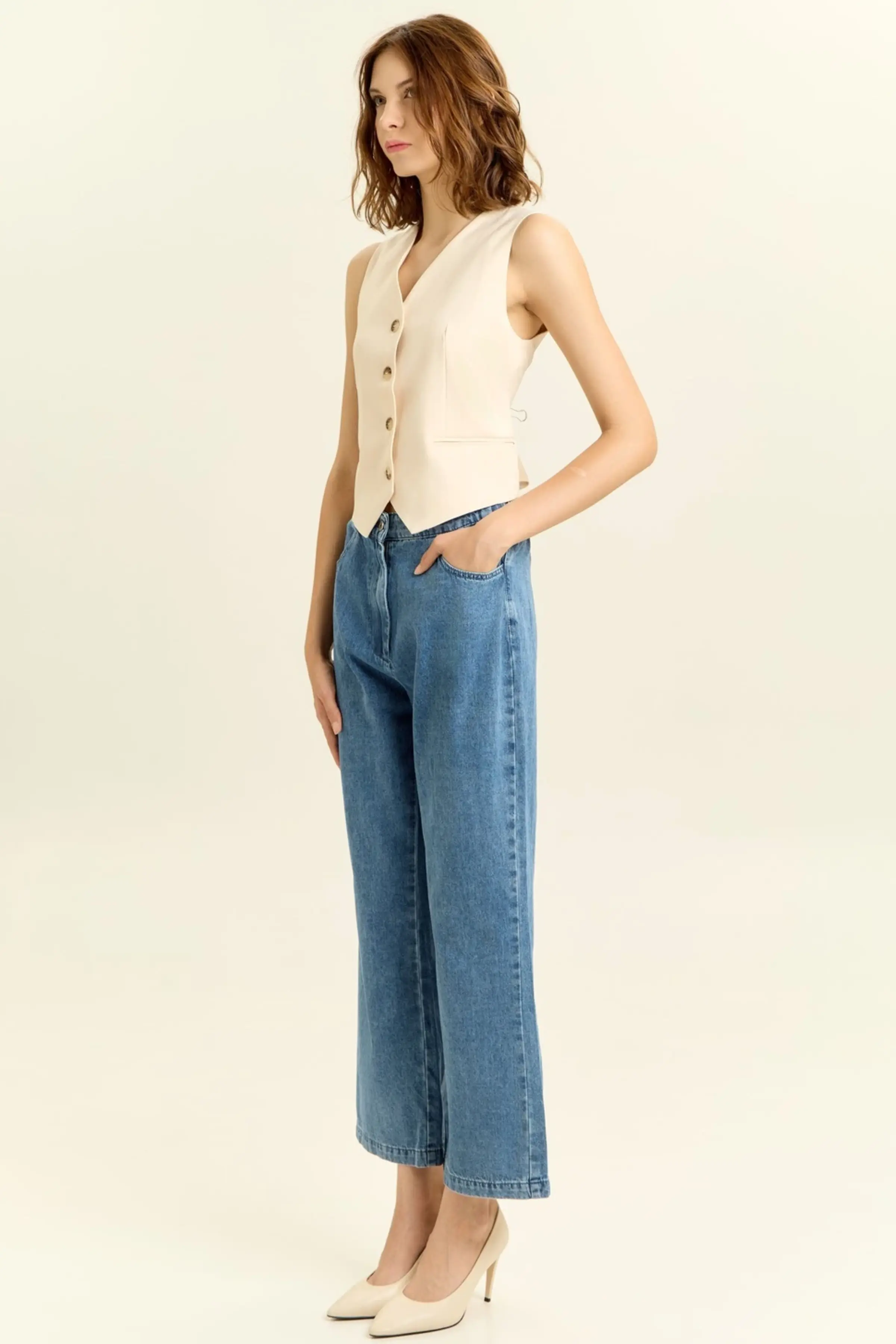 Джинсы светло-синий для женщин 45292-195 74