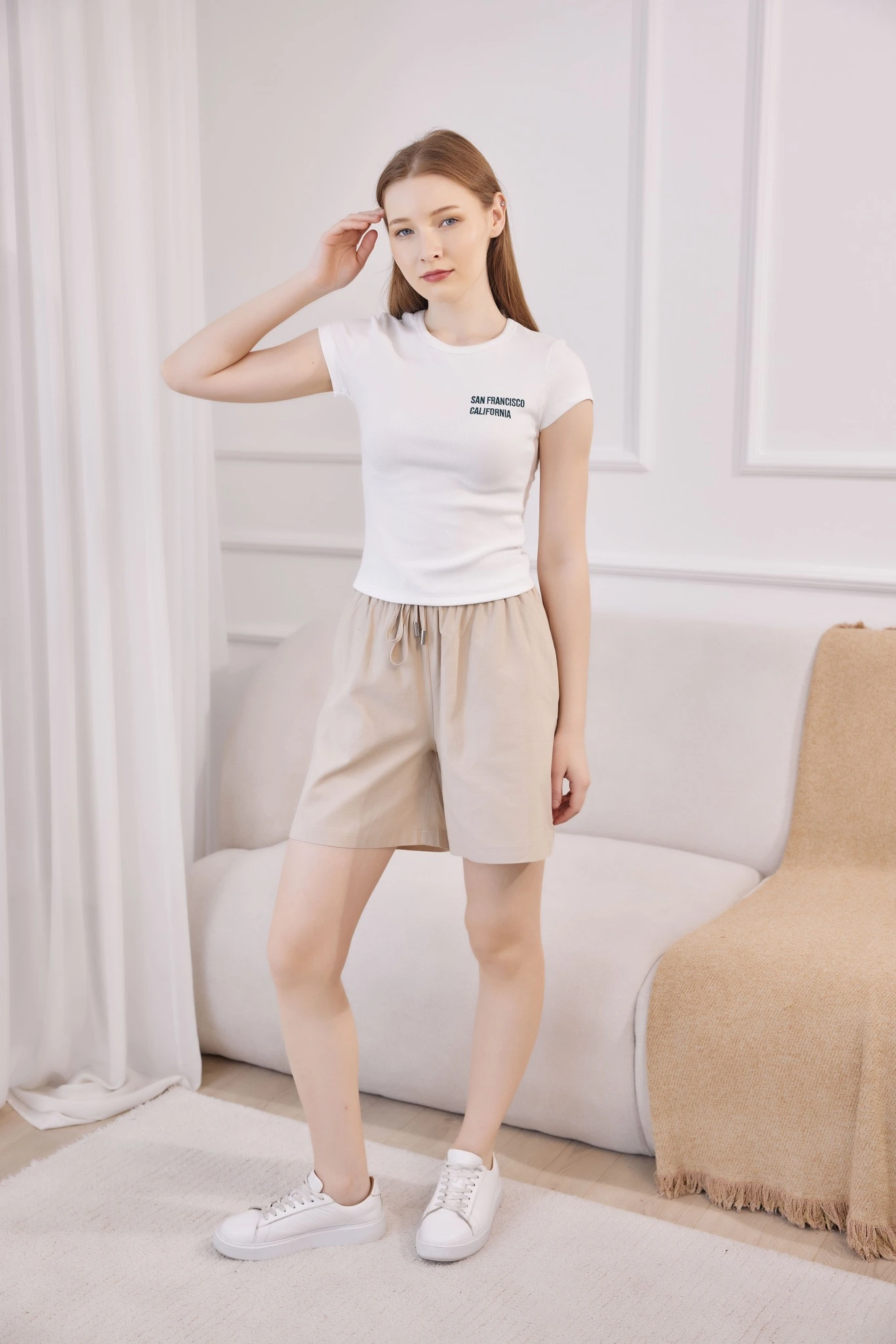 Футболка белый для женщин 40307-4 67