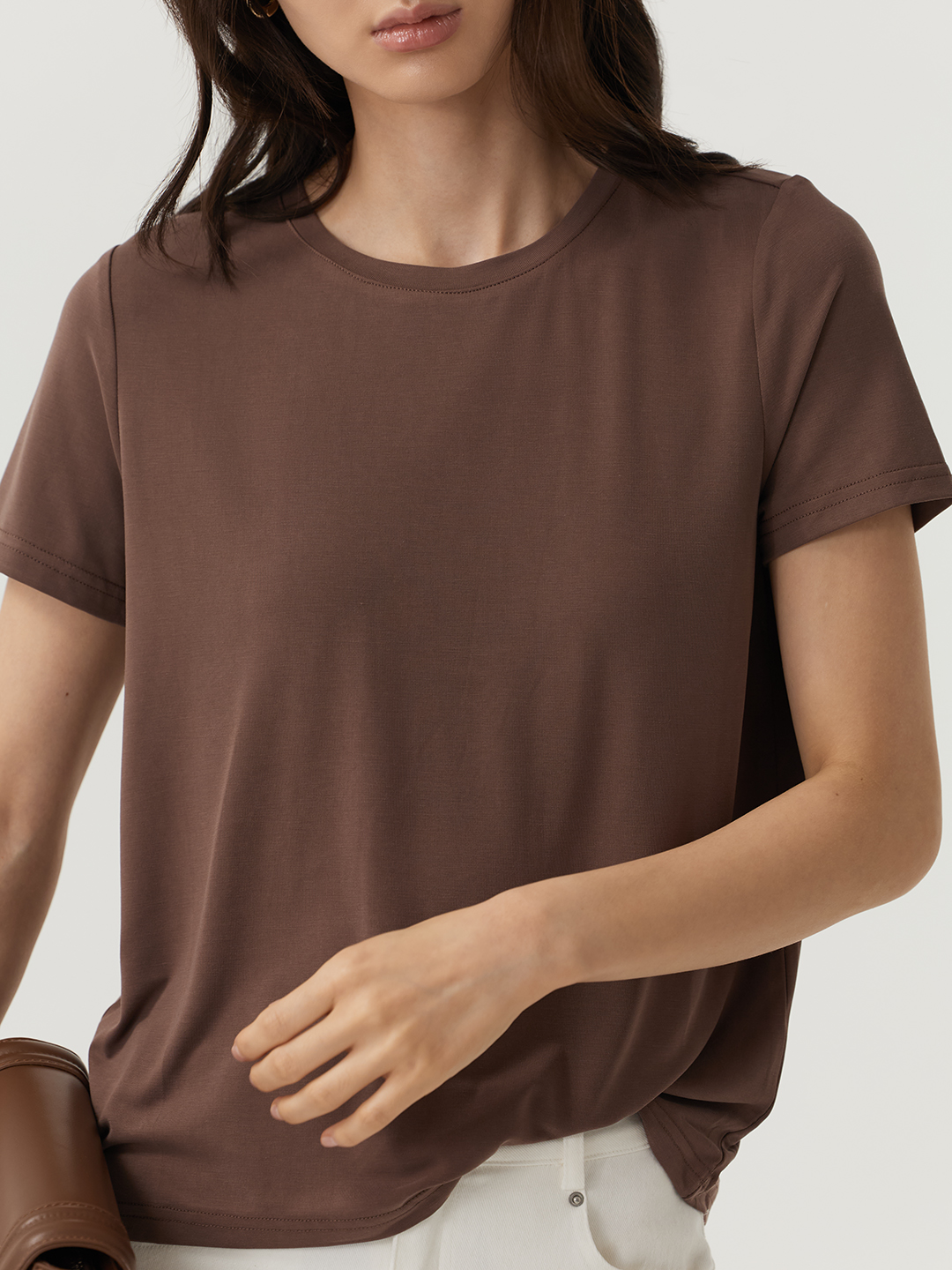 Футболка коричневый для женщин 48132-13 67