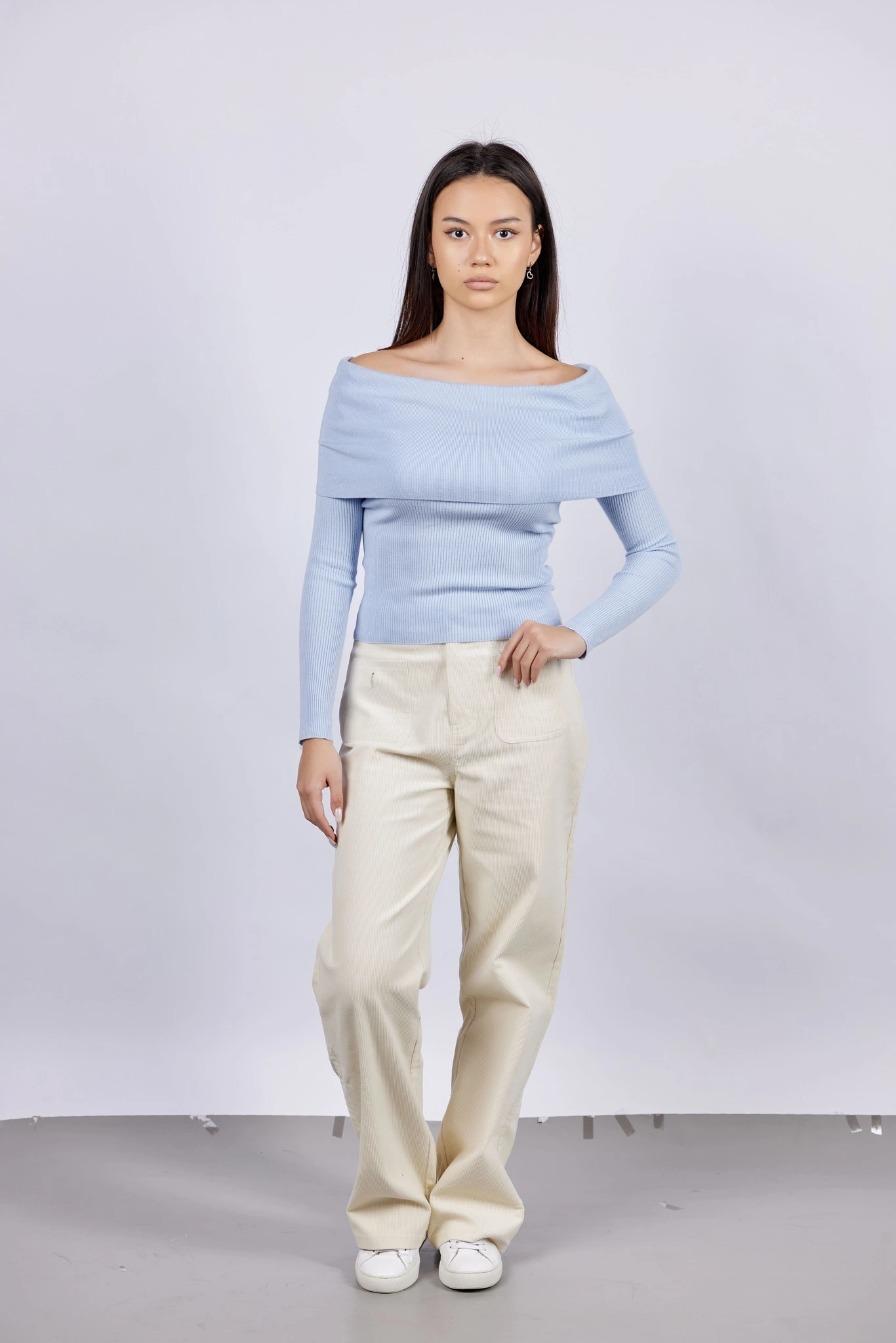 Джемпер голубой для женщин 43235-10 60