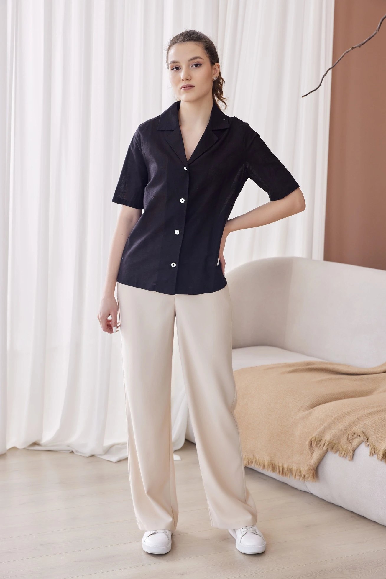 Блузка черный для женщин 40277-1 28