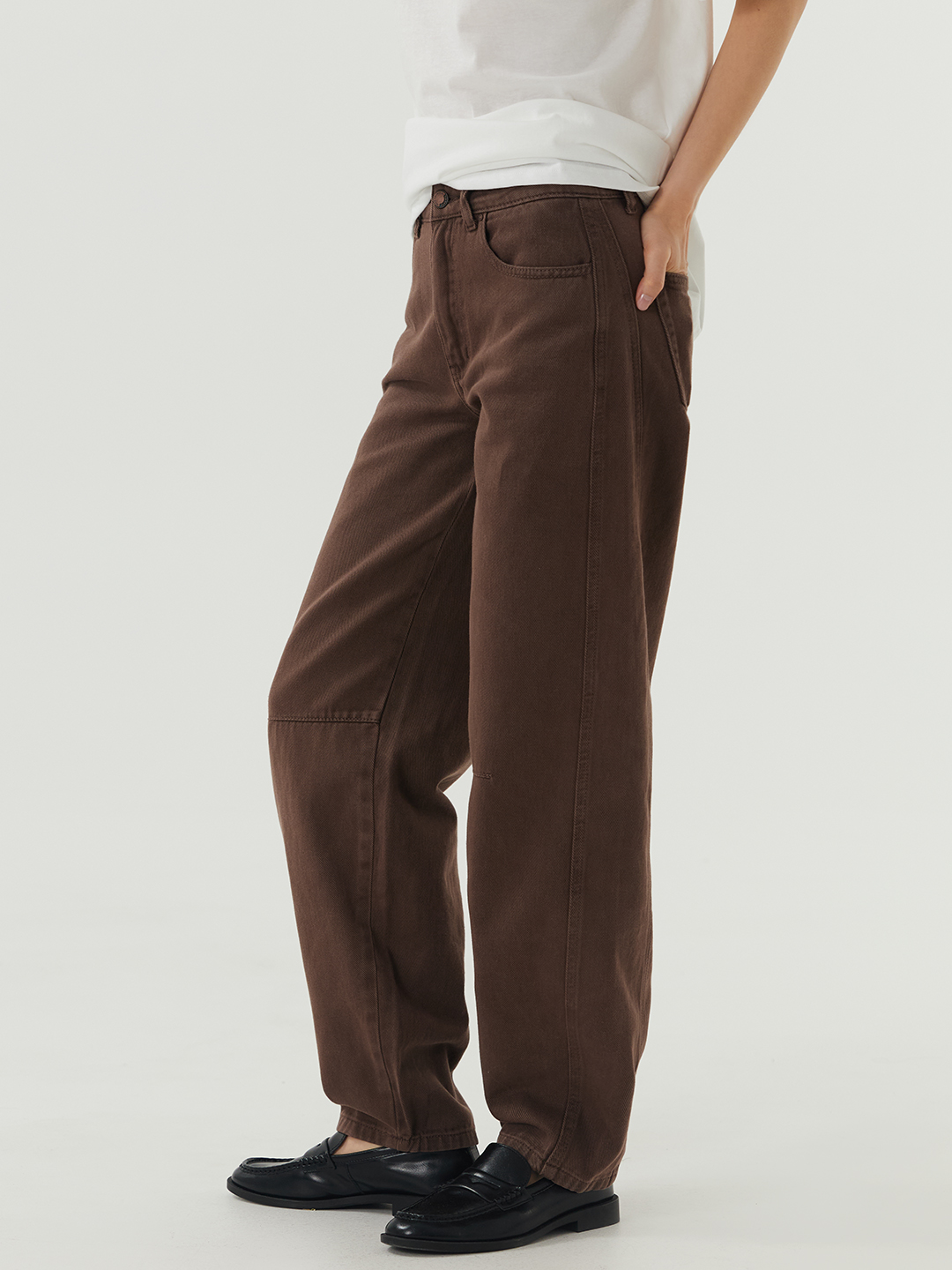 Джинсы коричневый для женщин 48142-13 74