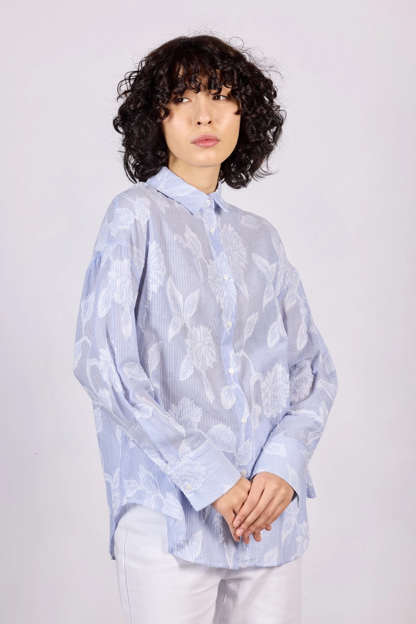 Рубашка в цветочек для женщин 44248-236 66