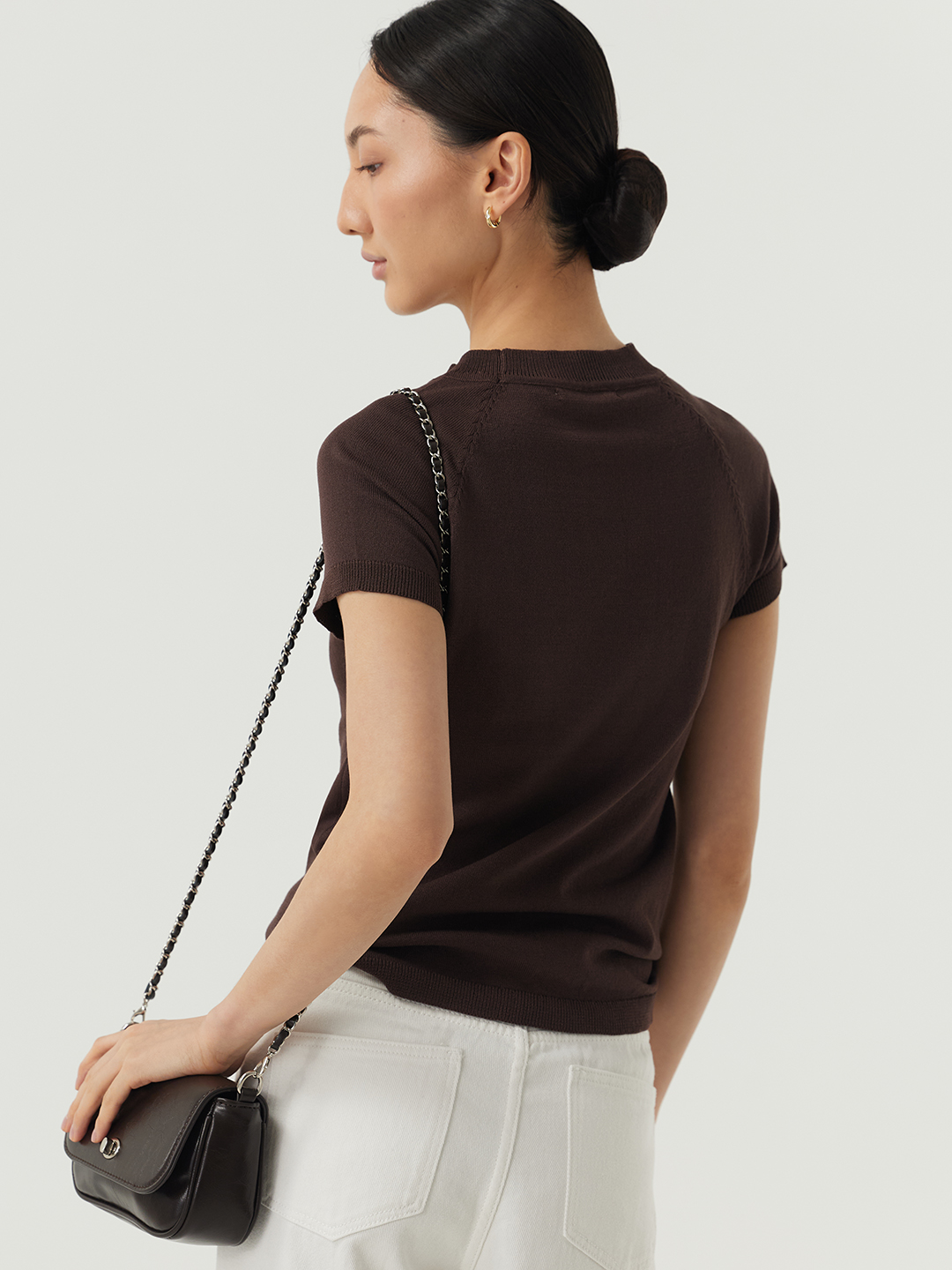 Джемпер коричневый для женщин 48140-13 60