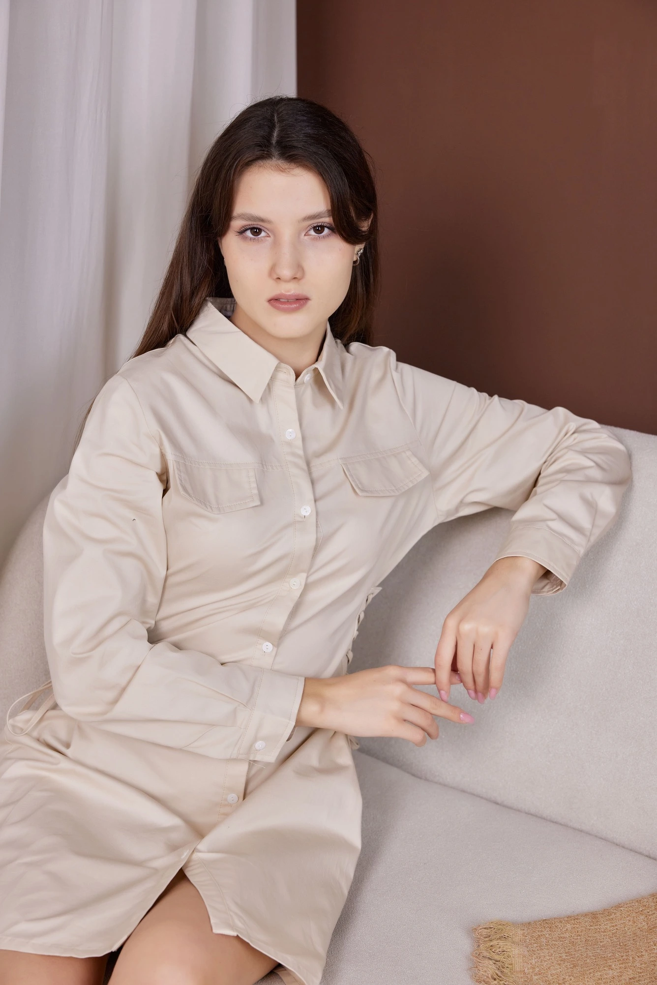 Платье айвори для женщин 40123-234 54