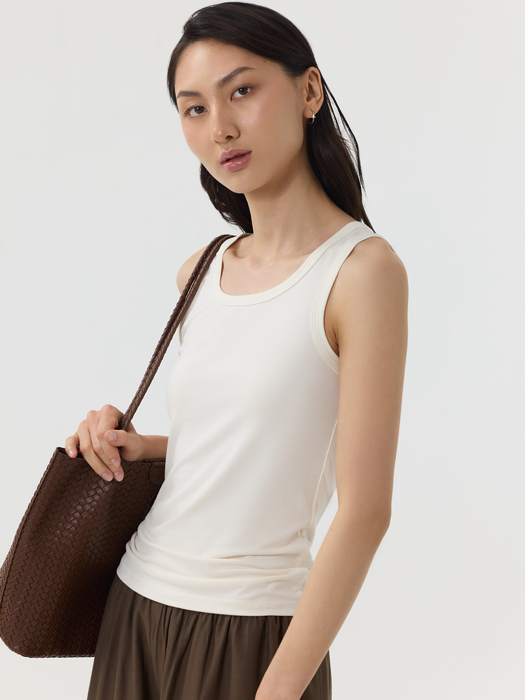 Топ белый для женщин 49108-4 46