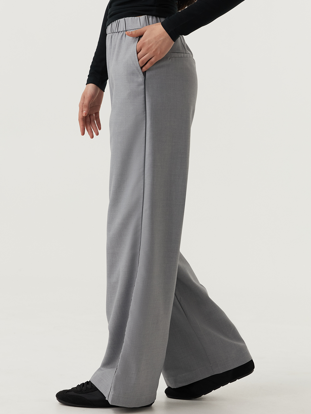 Брюки серый для женщин 48156-61 71