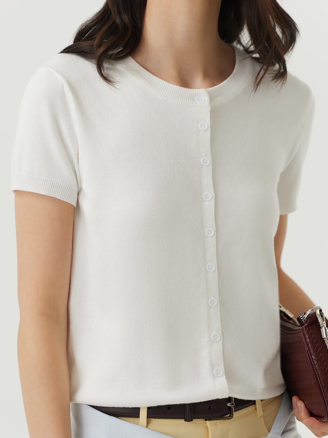 Кардиган белый для женщин 48121-4 50