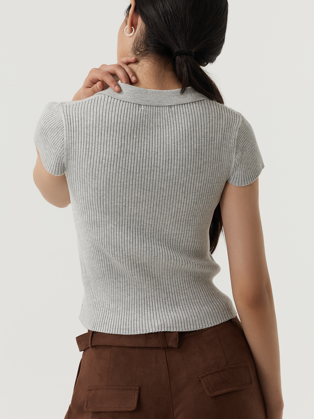 Джемпер серый для женщин 48155-61 60