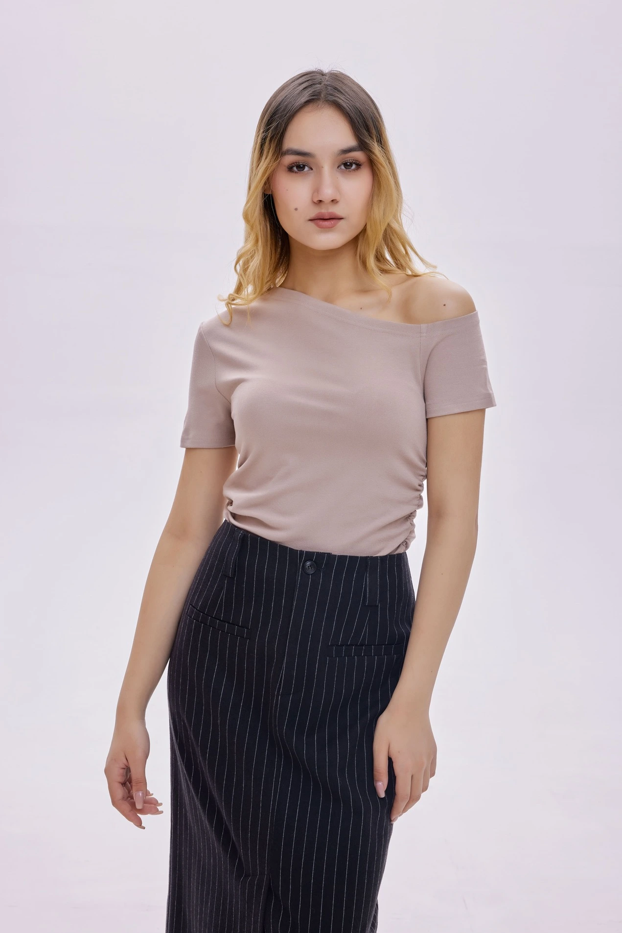 Футболка бежевый для женщин 40305-15 67