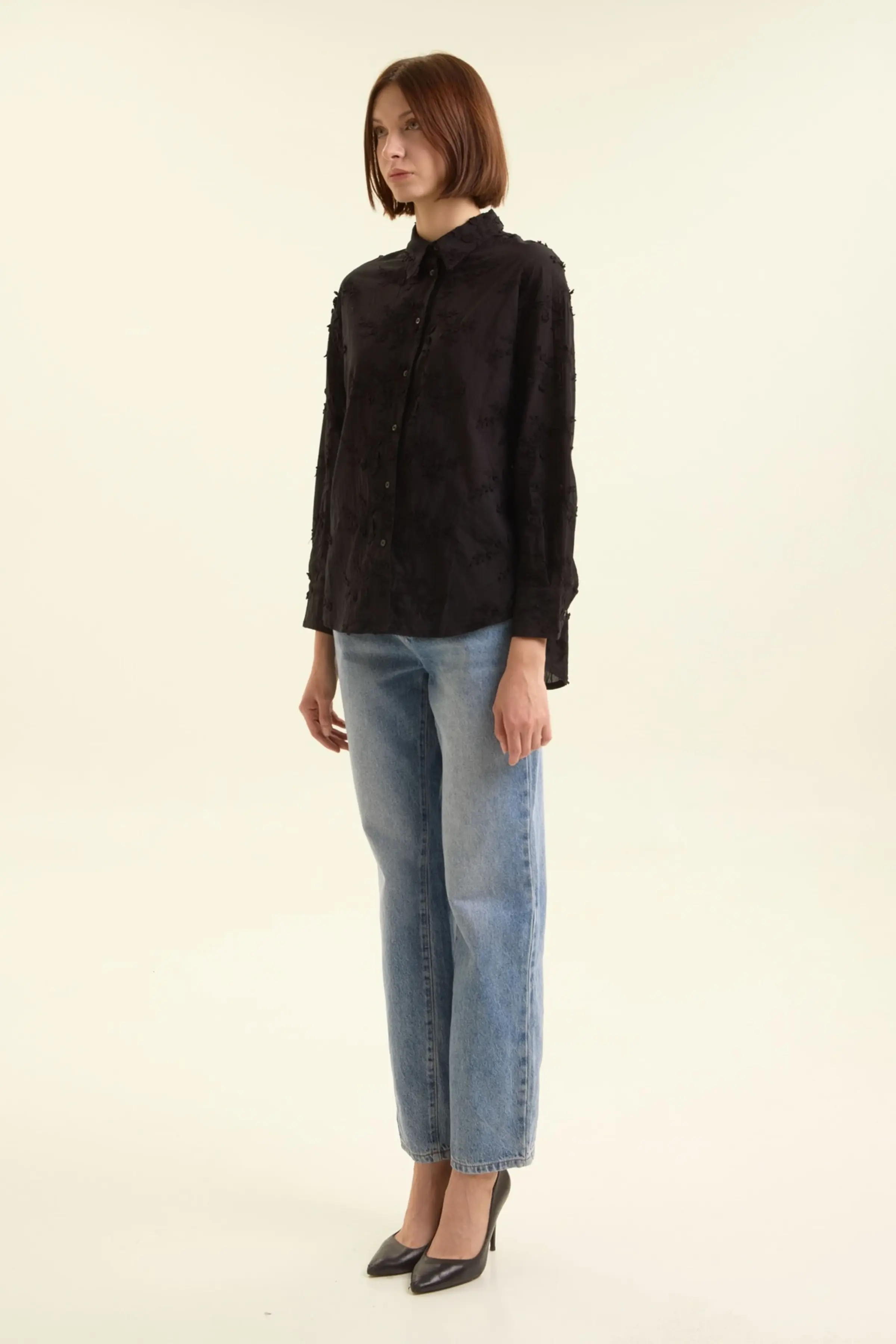 Рубашка черный для женщин 47203-1 66